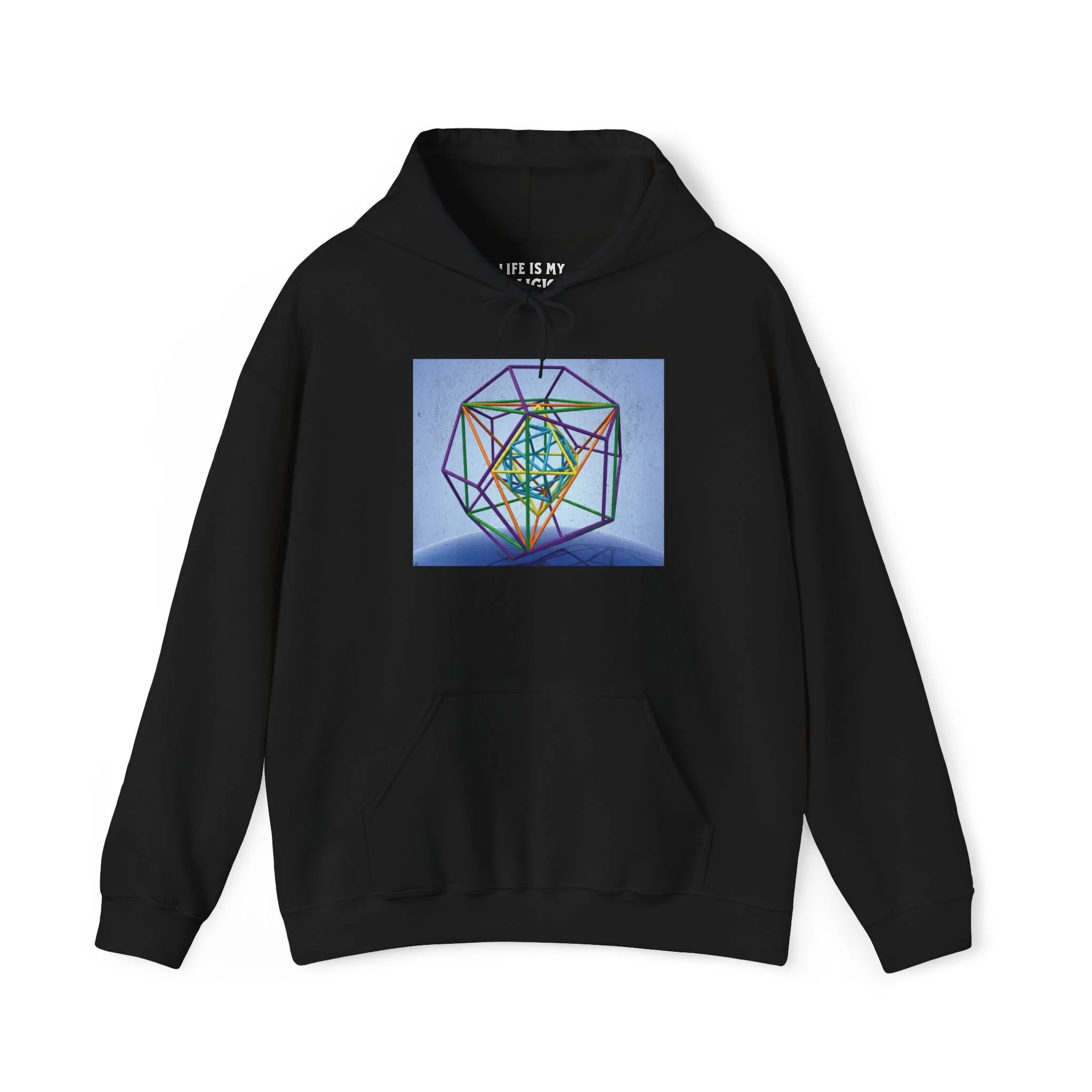 Metatron's Cube Over Earth - Hoodie