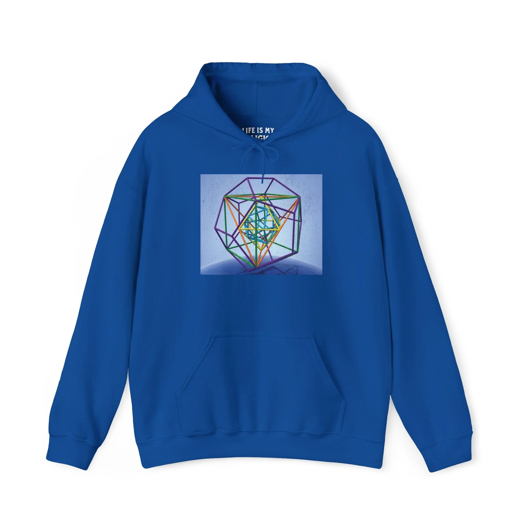 Metatron's Cube Over Earth - Hoodie