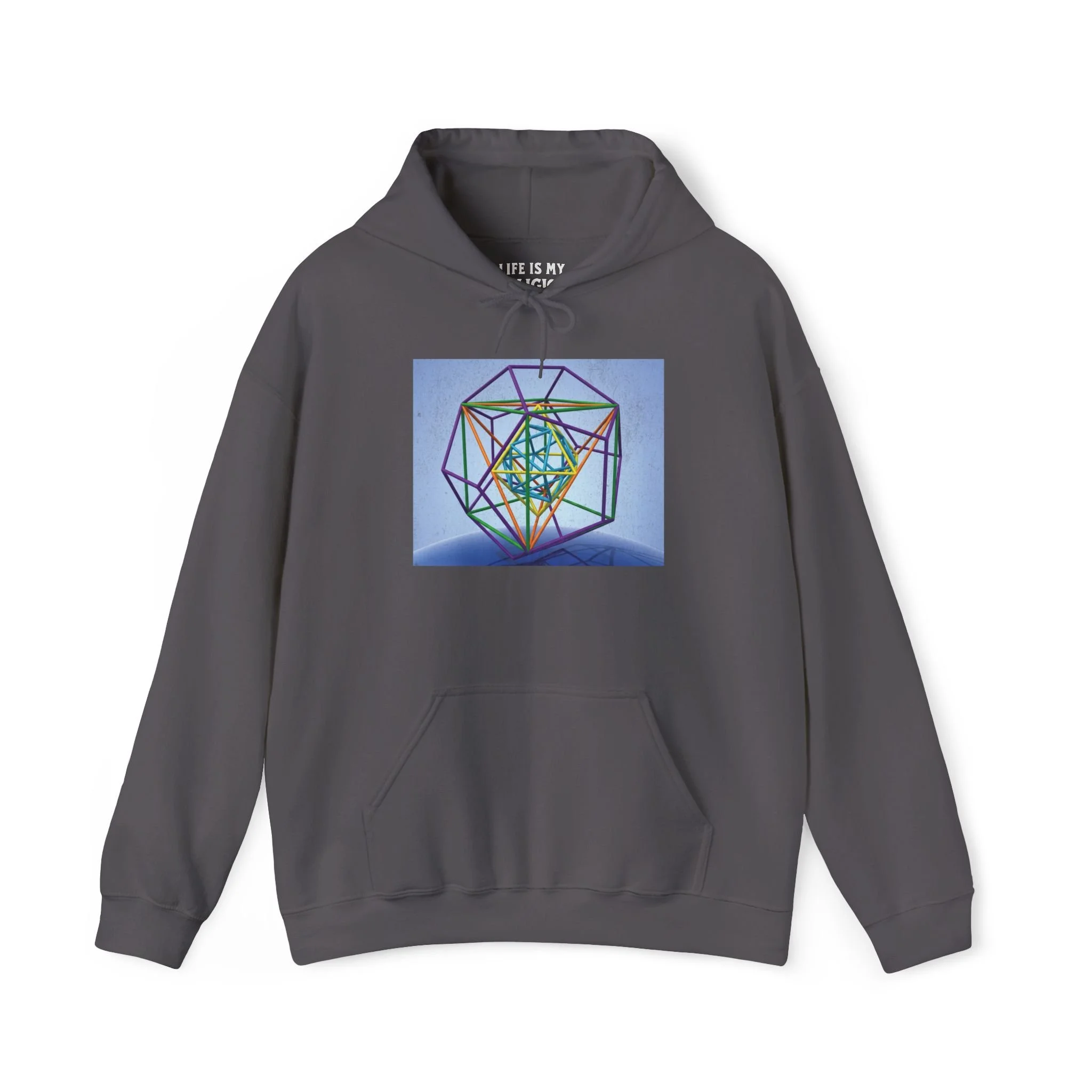 Metatron's Cube Over Earth - Hoodie