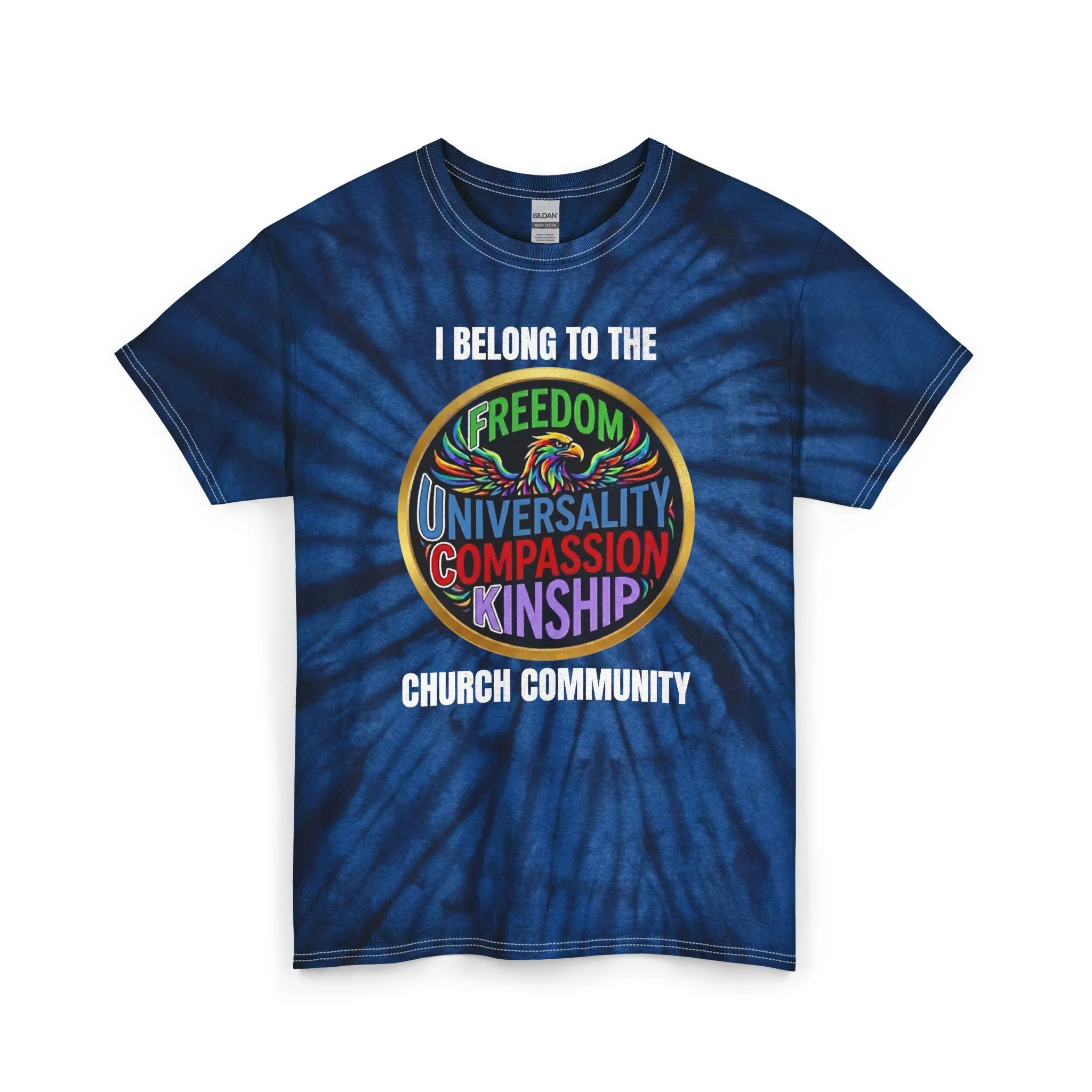I Belong to the F.U.C.K. Church Community - Tie Dye Cotton Tee (5 Colors)
