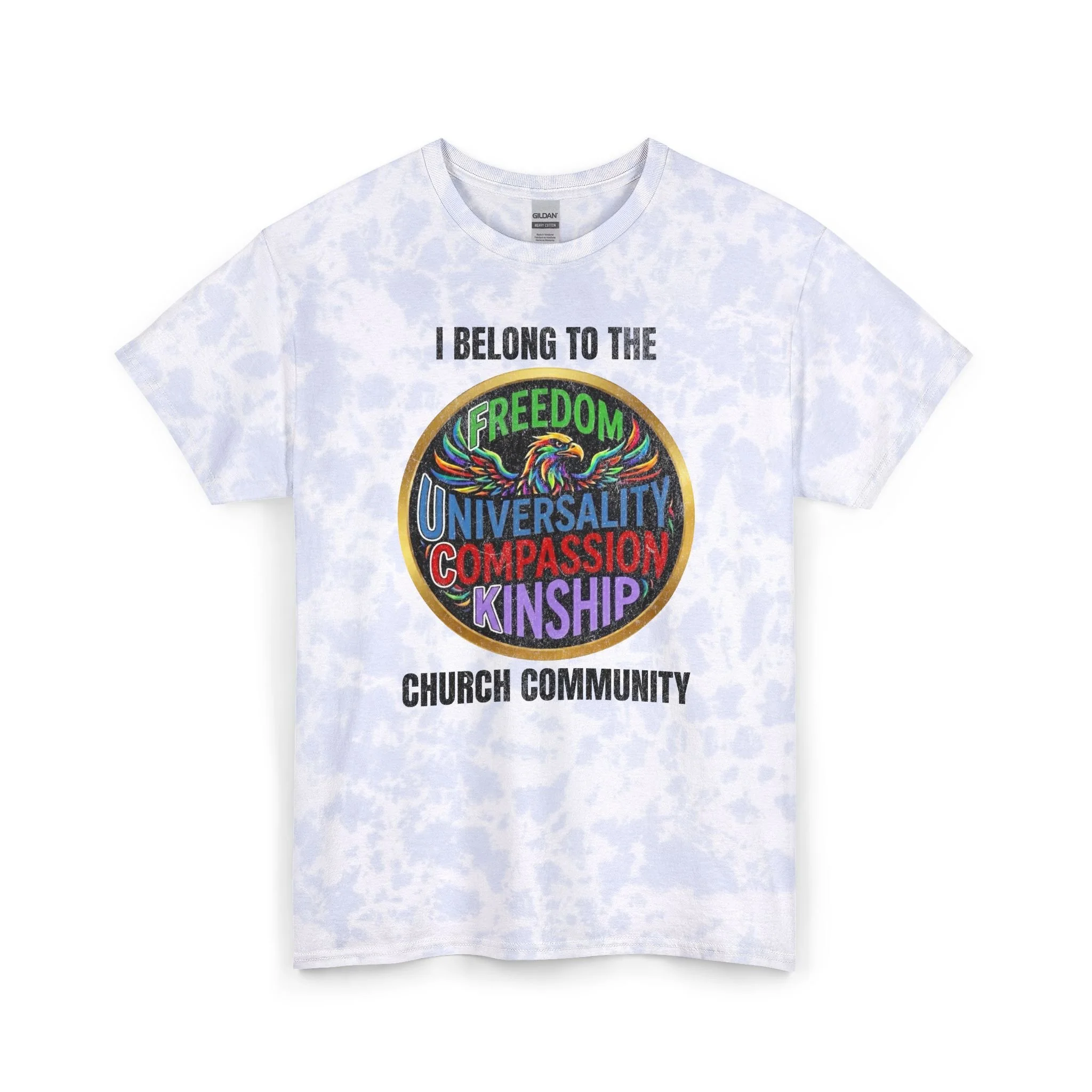 I Belong to the F.U.C.K. Church Community - Tie Dye Cotton Tee (5 Colors)
