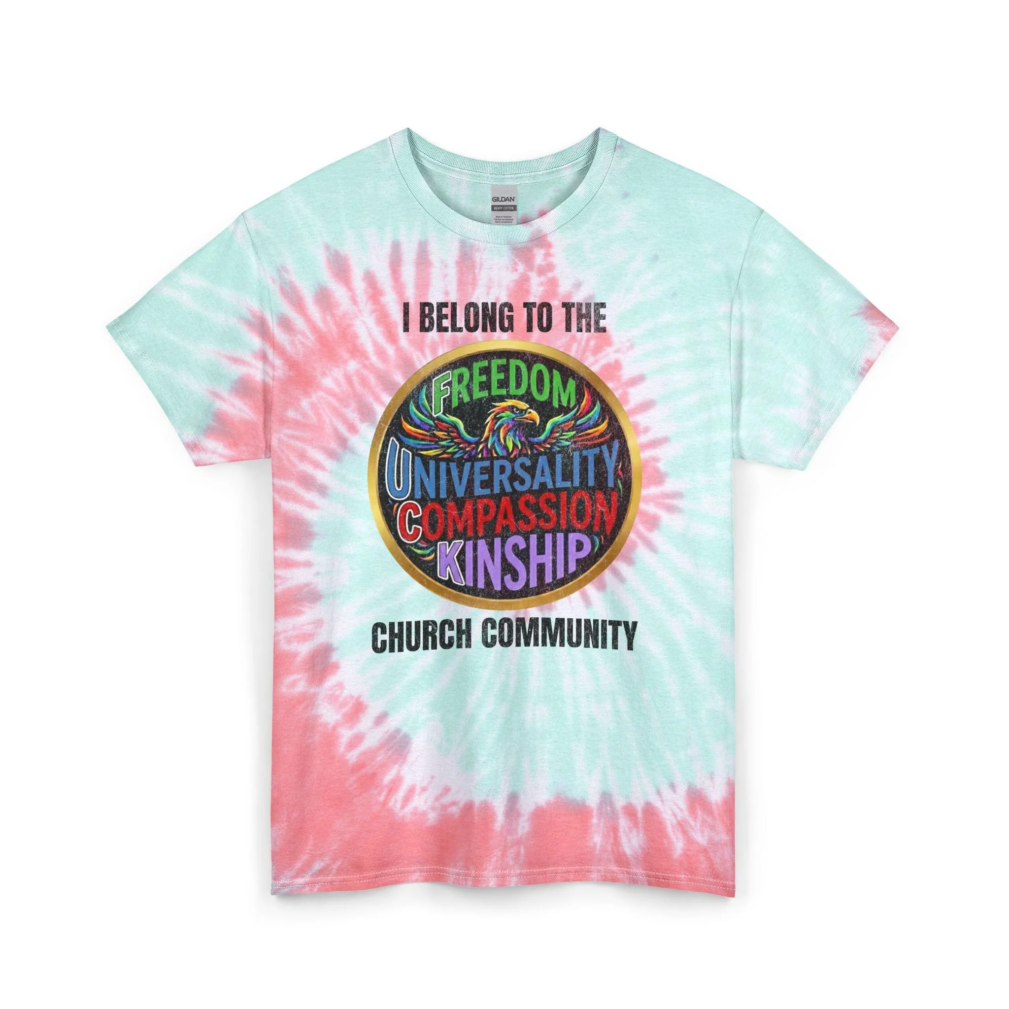 I Belong to the F.U.C.K. Church Community - Tie Dye Cotton Tee (5 Colors)