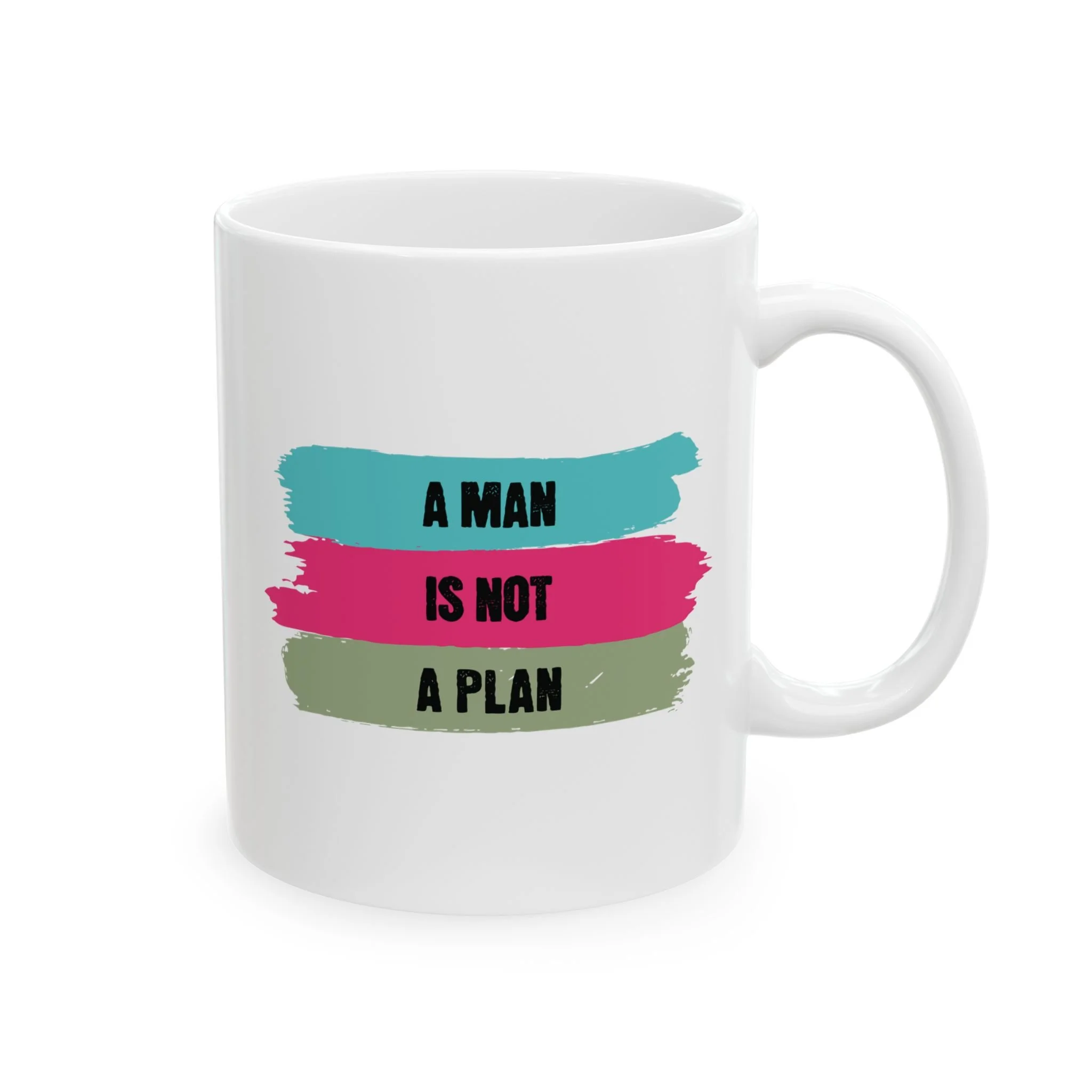A Man Is Not a Plan - 11oz/15oz Mug