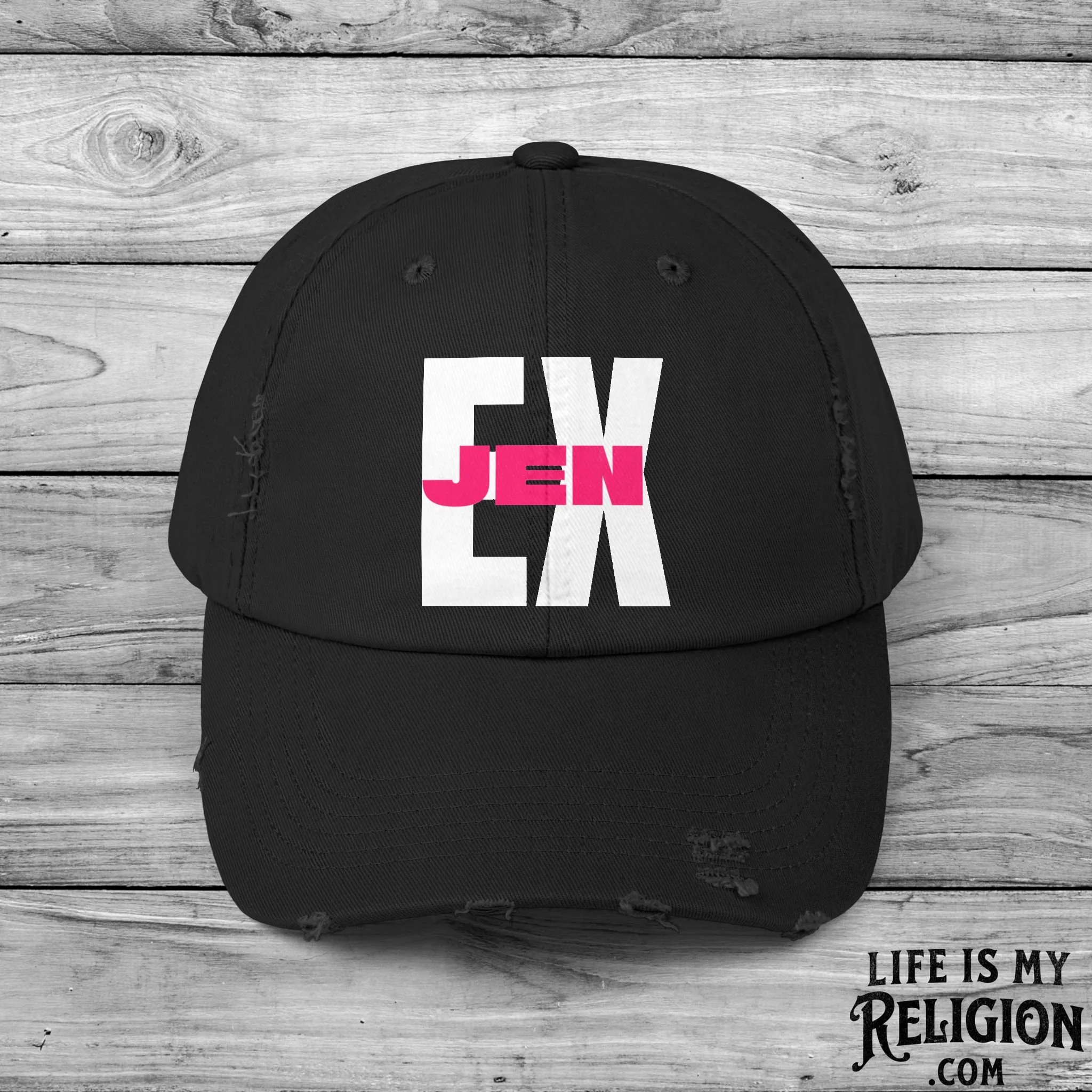 Jen-Ex Logo - Distressed Cap