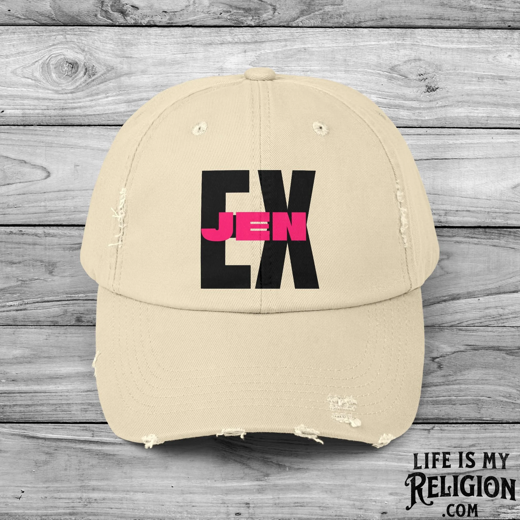Jen-Ex Logo - Distressed Cap