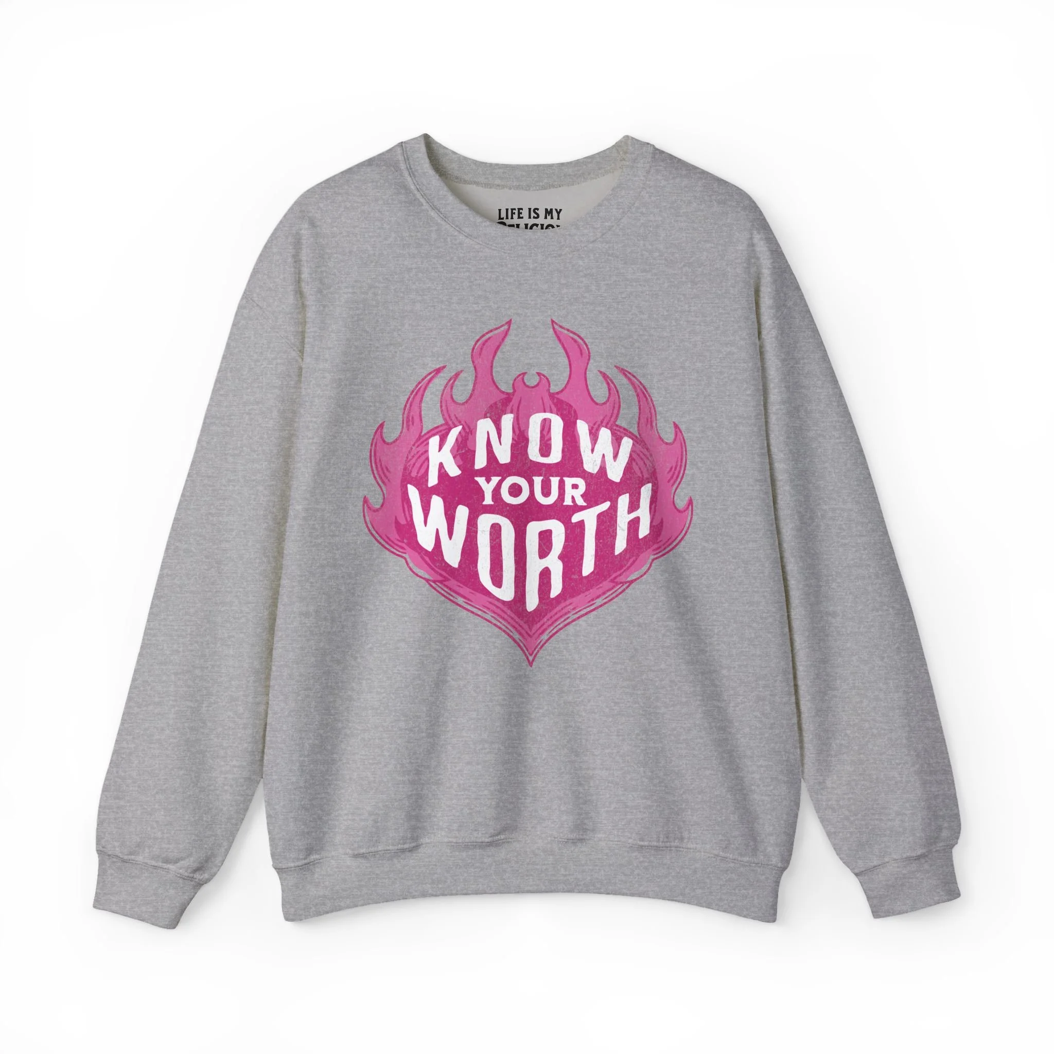 Know Your Worth - Crewneck Sweatshirt
