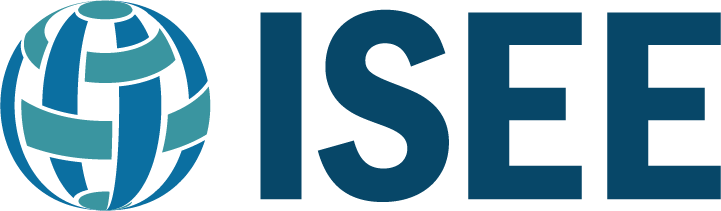 Logo of ISEE with a stylized globe and the word ISEE.