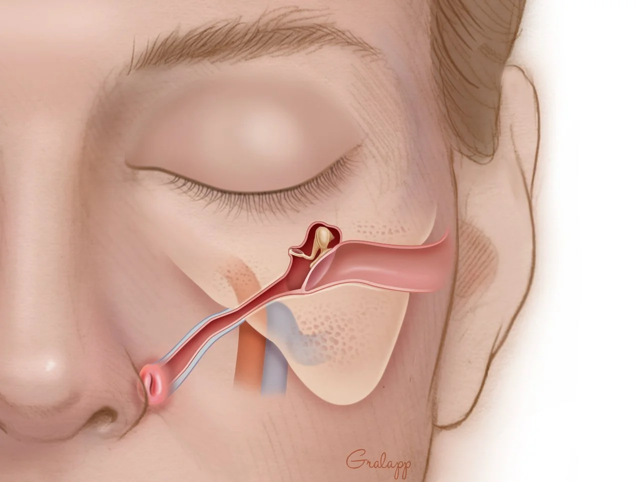 Anatomy of the eustachian tube