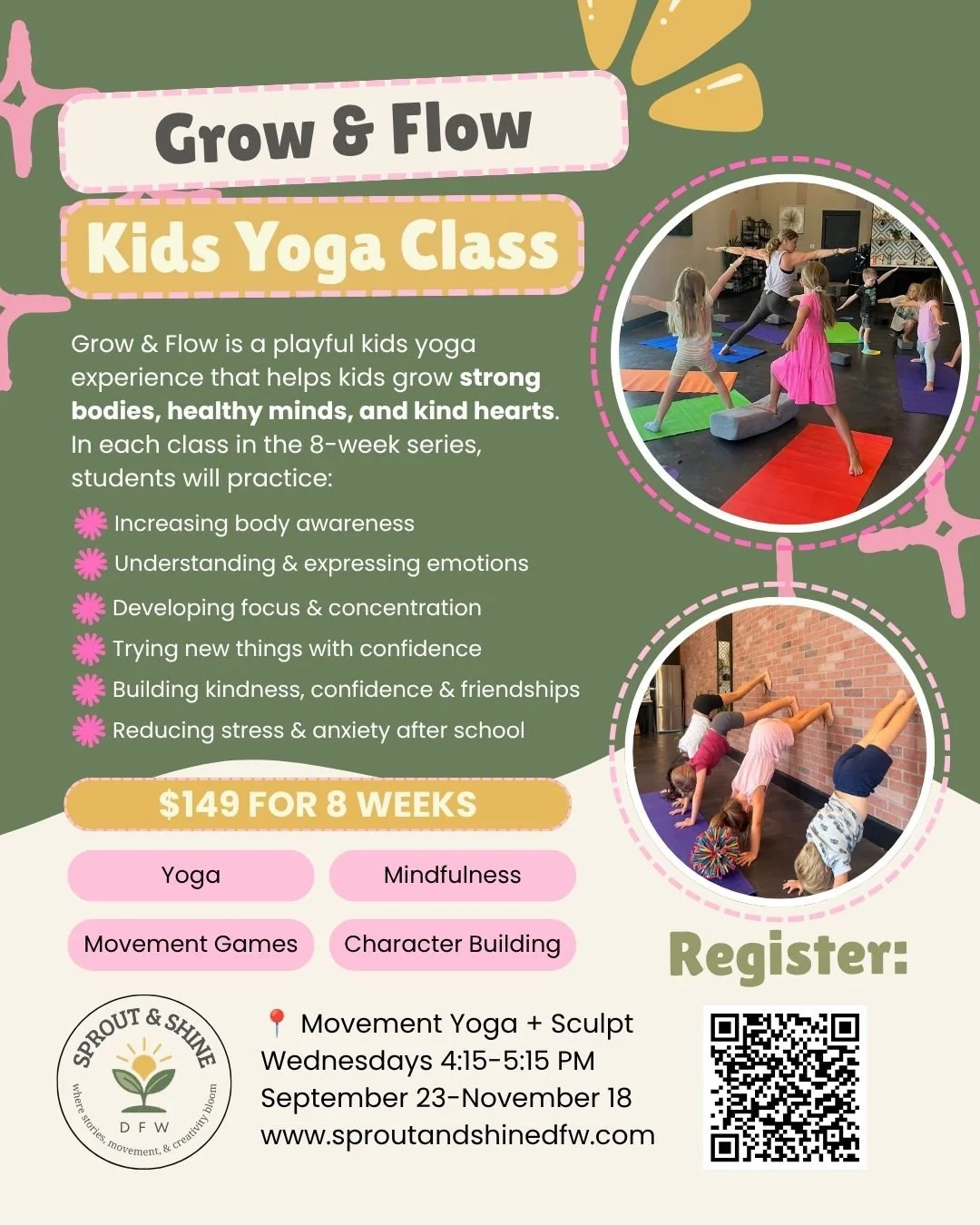 Grow & Flow Yoga: Movement Yoga + Sculpt