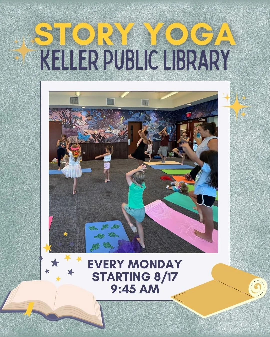 Story Yoga @ Keller Library