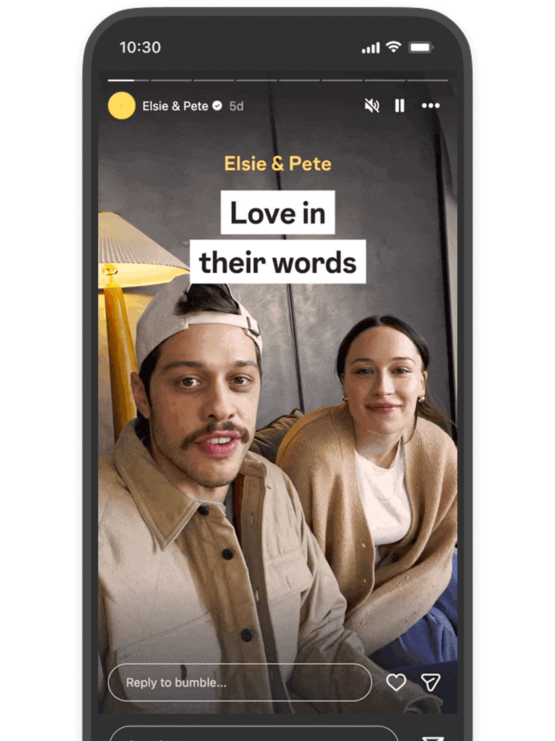 Bumble-Elsie&Pete-IG-Takeover.gif