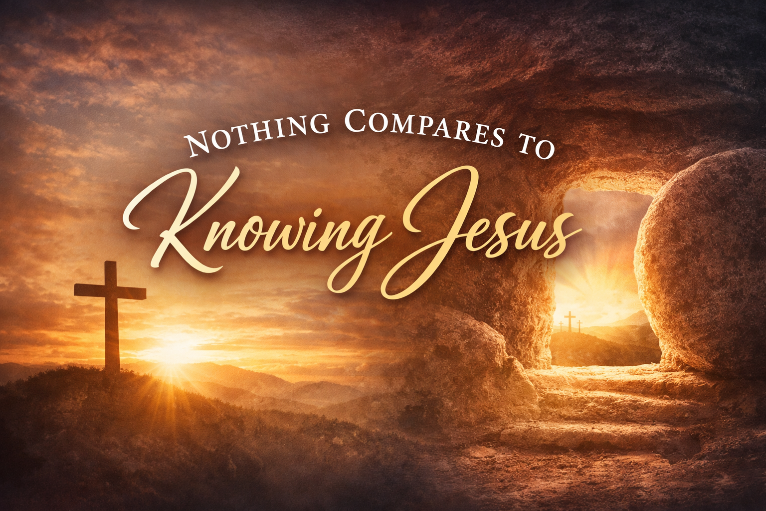 Nothing Compares to Knowing Jesus