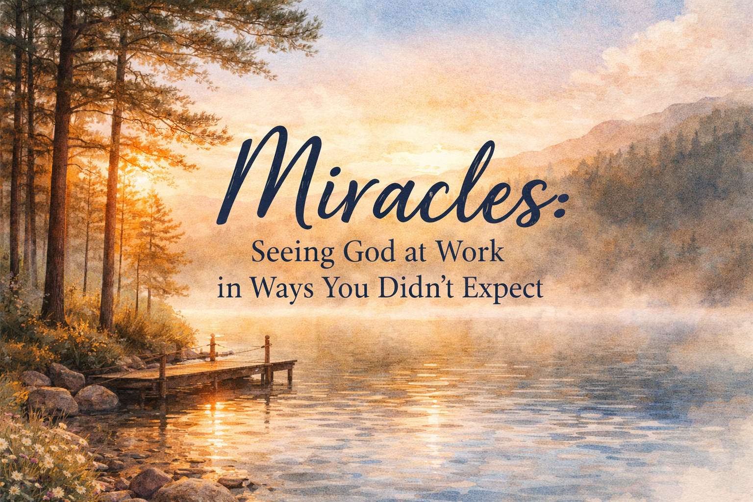 Miracles: Seeing God at Work in Ways You Didn’t Expect