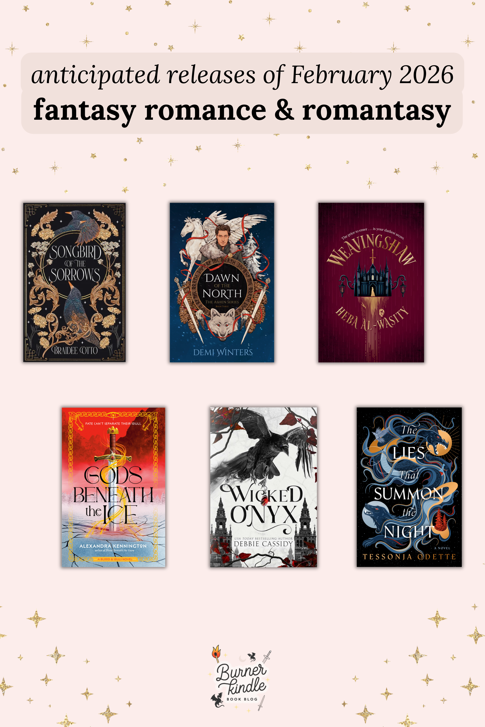 New Fantasy Romance and Romantasy Books - February 2026