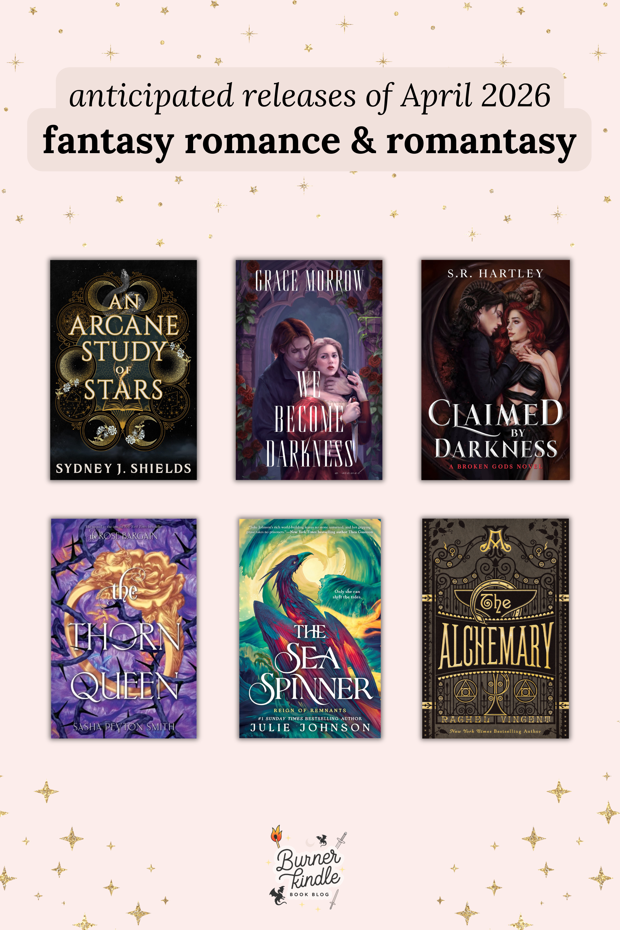New Fantasy Romance and Romantasy Books - April 2026