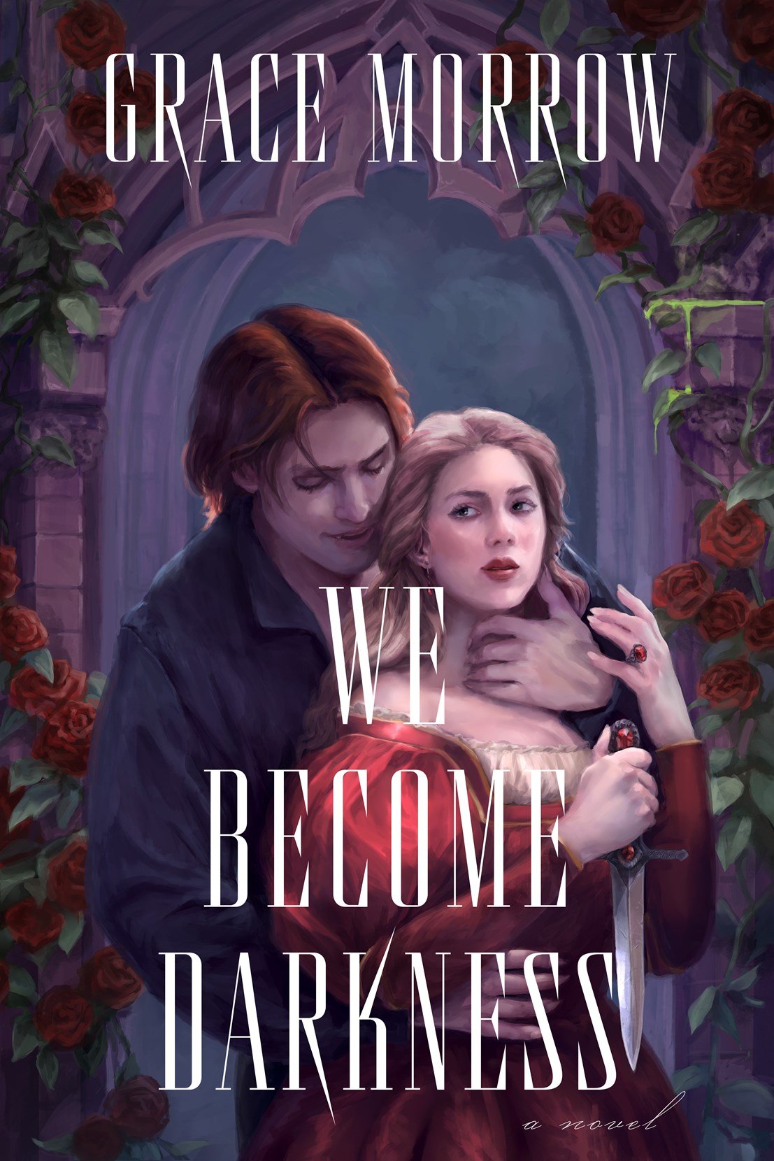 We Become Darkness by Grace Morrow Book Cover