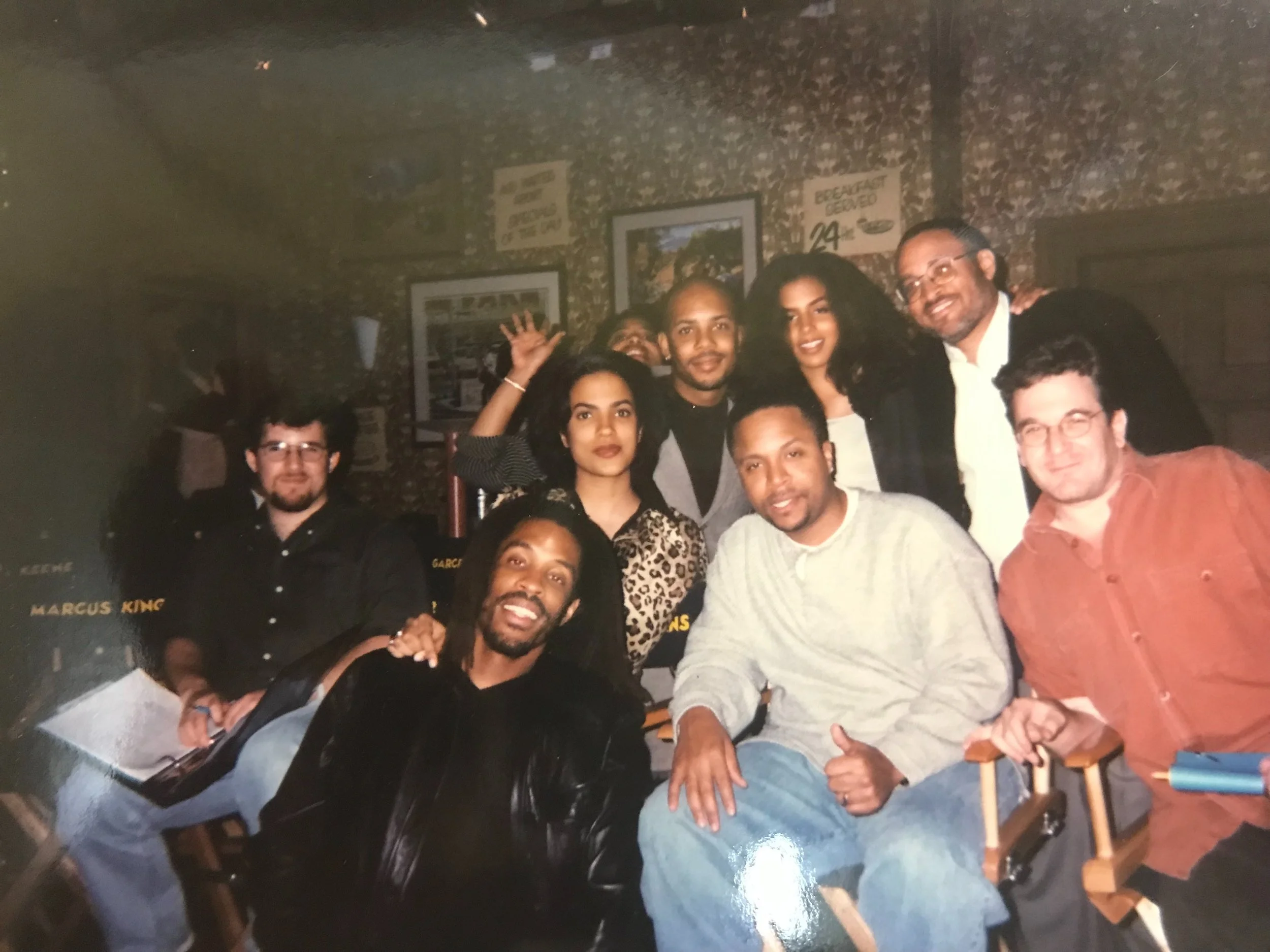 On set - The Jamie Foxx Show