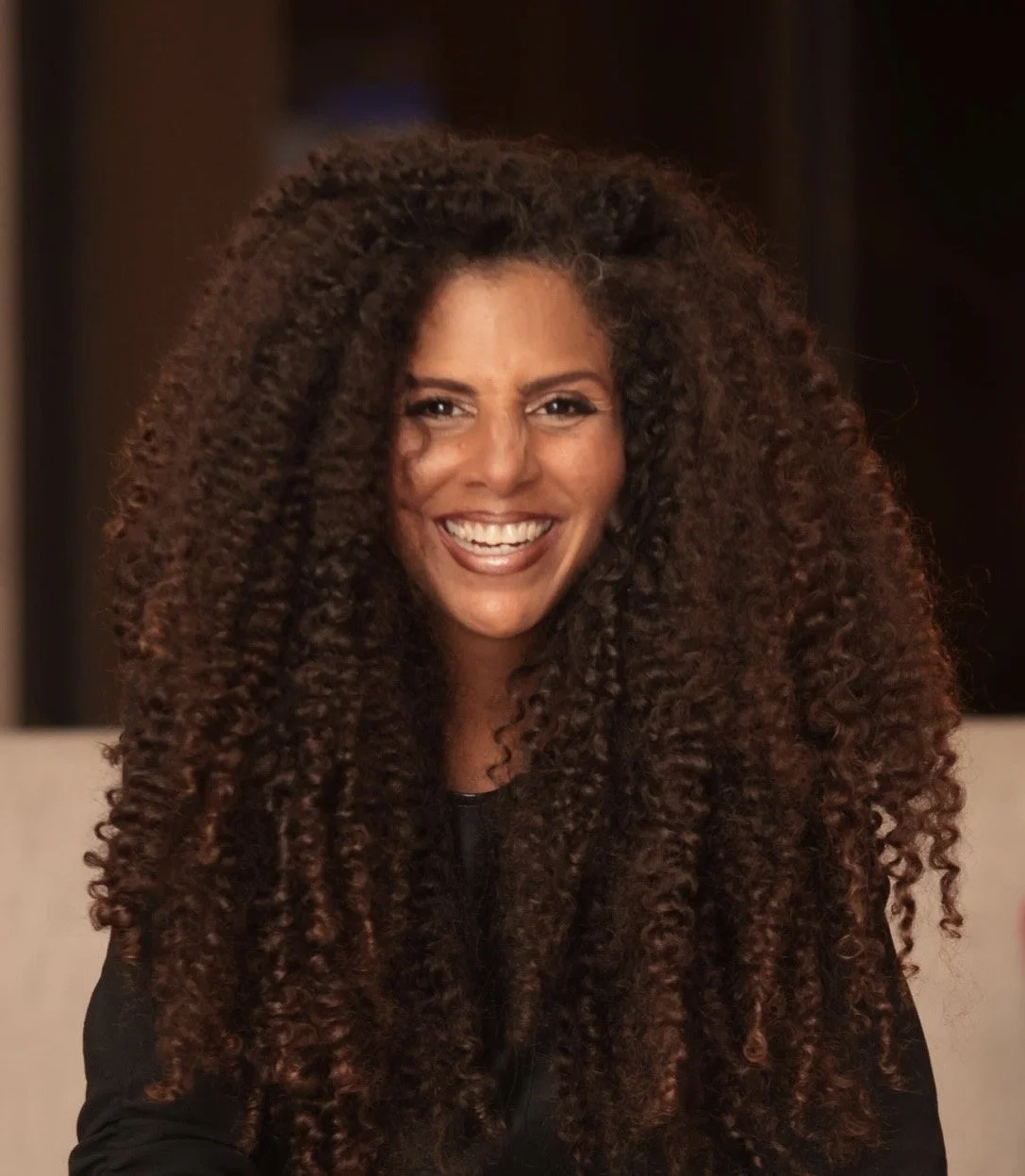 Portrait of Kyera Keenne, television writer, songwriter, and story developer.