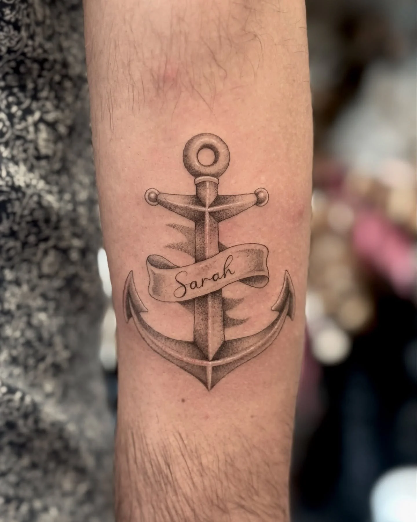 First tattoo for Warren! ⚓️