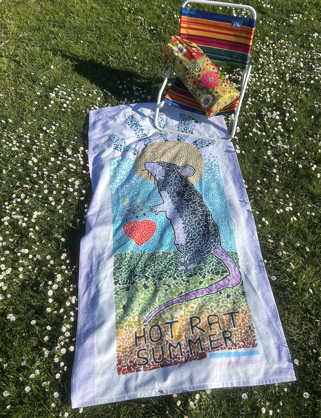 Big Beach Towel - Saint Rat