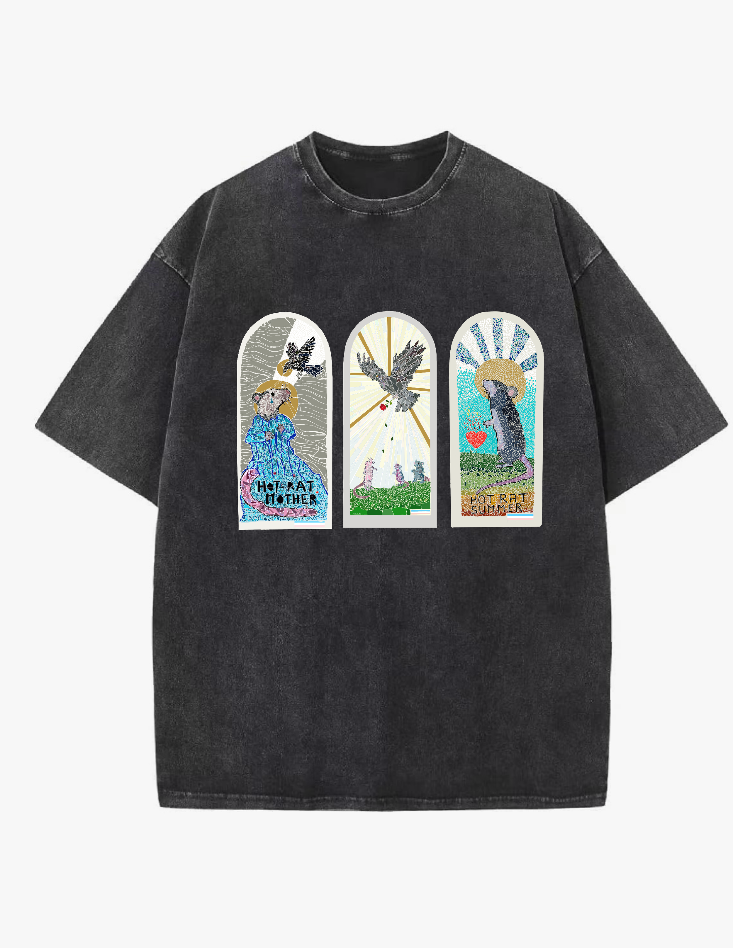 Hot Rat Summer Triptych Tee