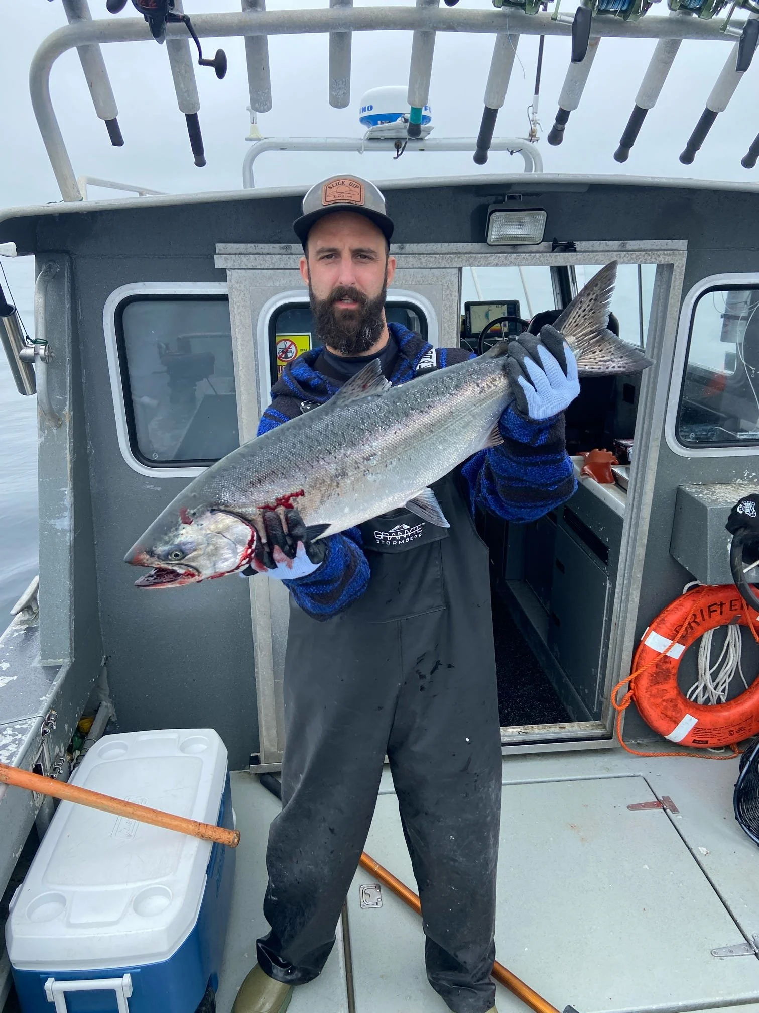 Silver Salmon Fishing in Alaska