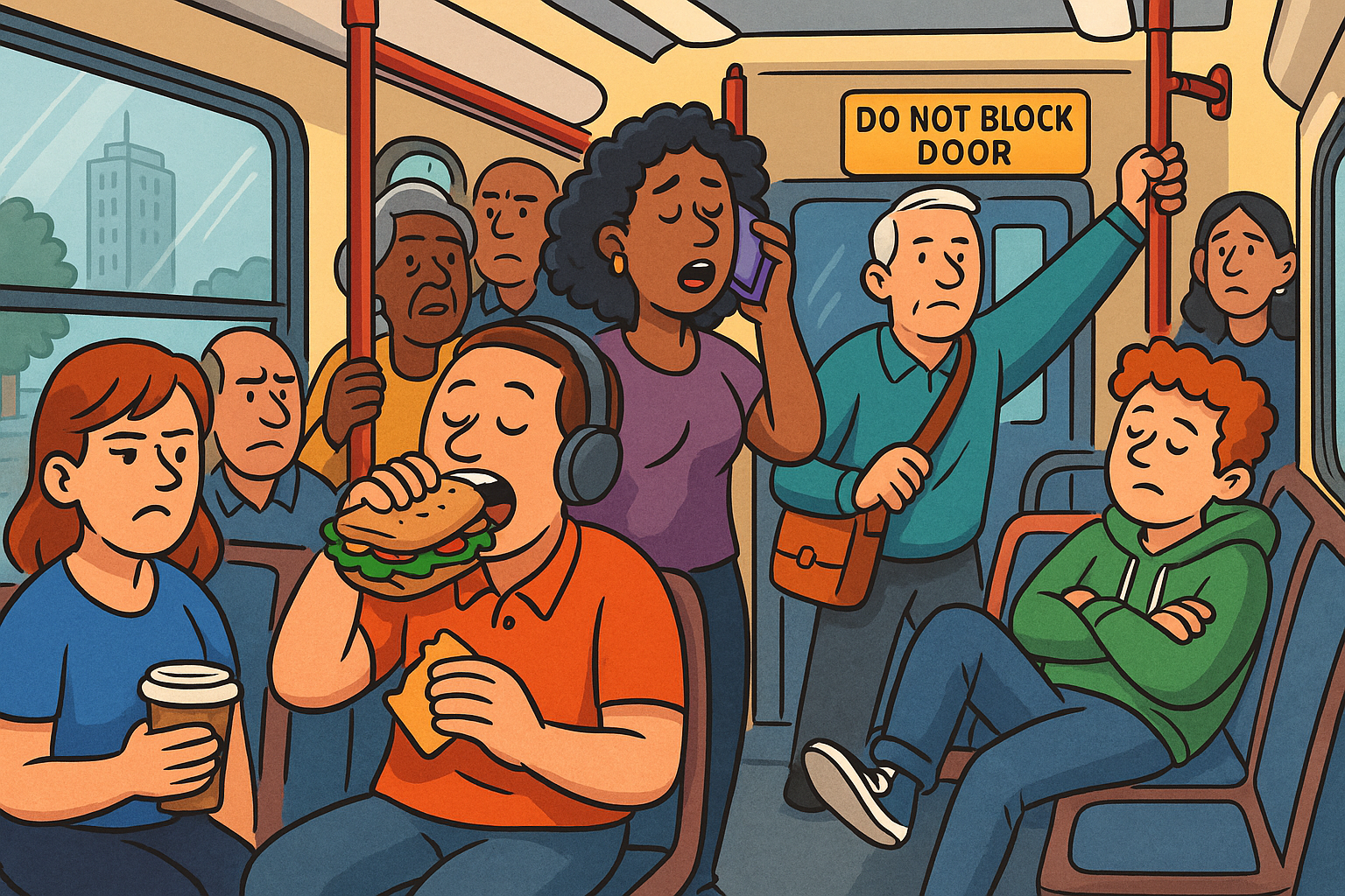 10 Things Not to Do on Public Transportation
