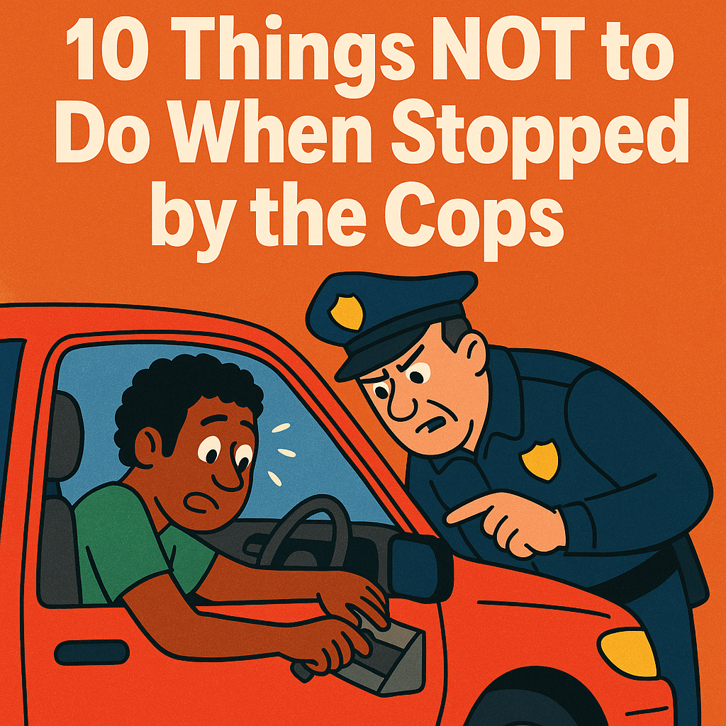 10 Things Not to Do When Stopped by a Cop