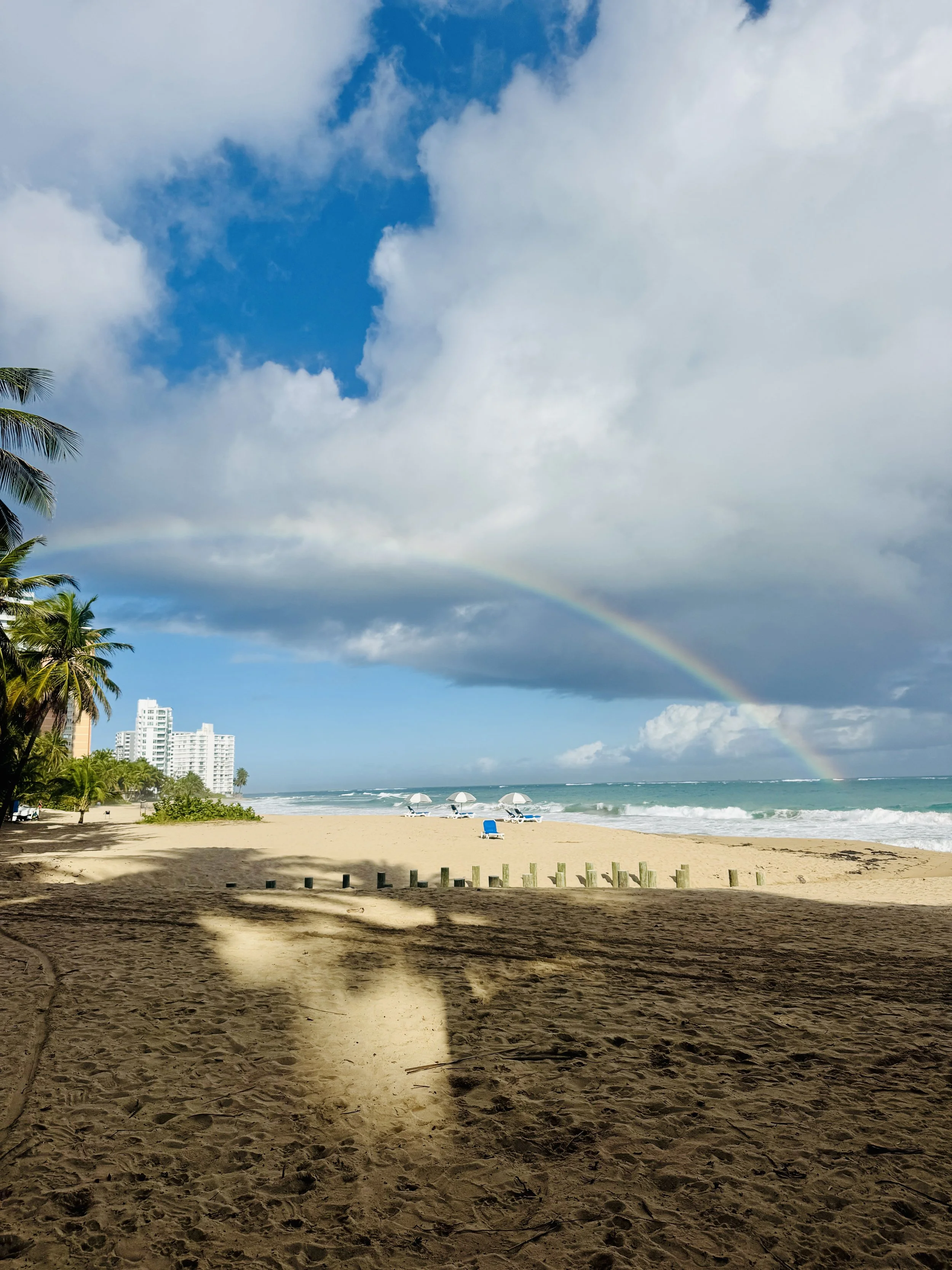 Rainbow at Playa Ocean Park San Juan