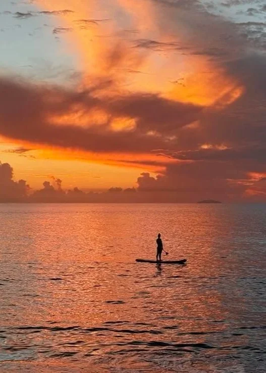Stand Up Paddle Board at Sunset in Aguadilla