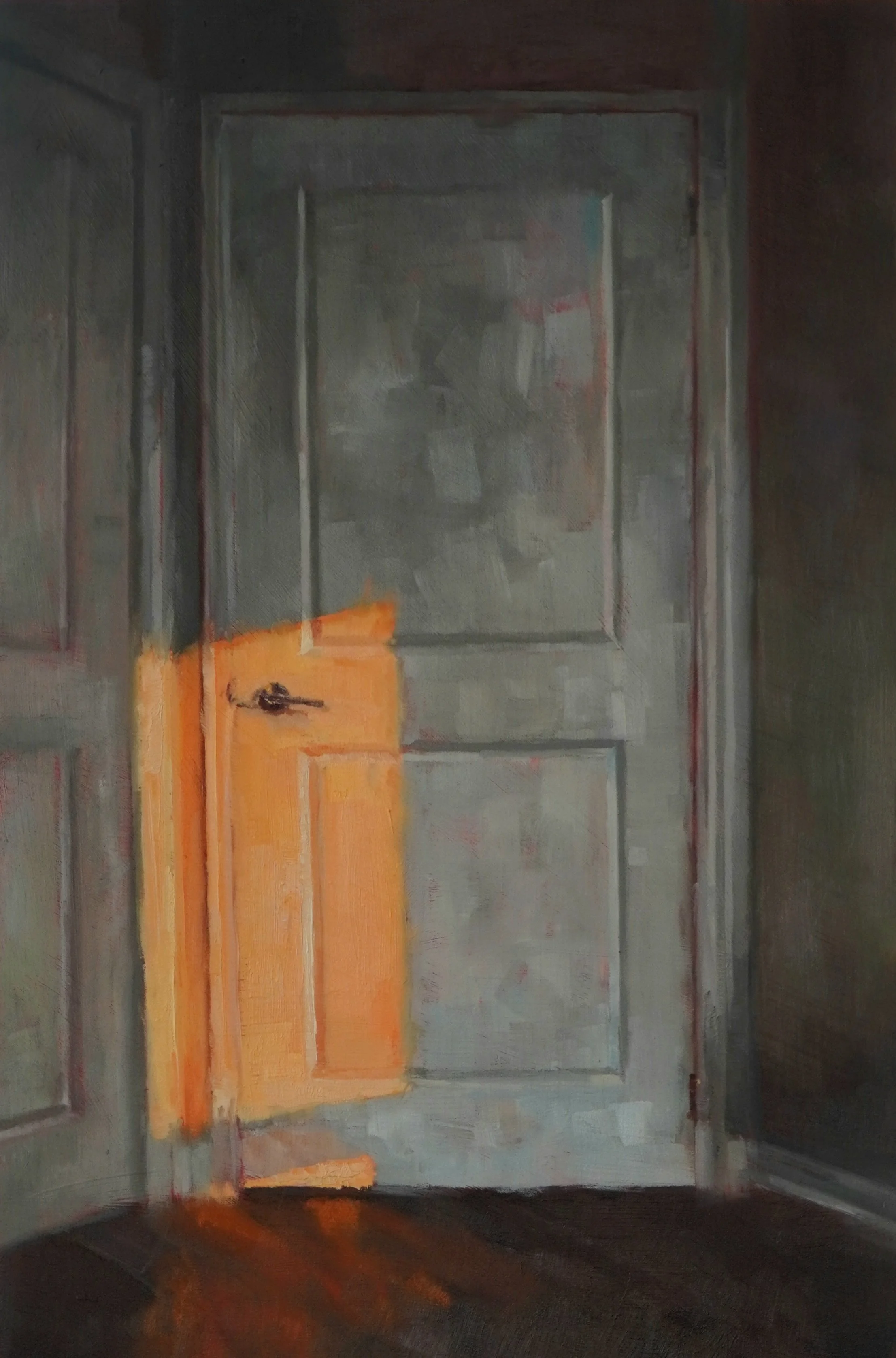 The day wanes I. 12" X 18"