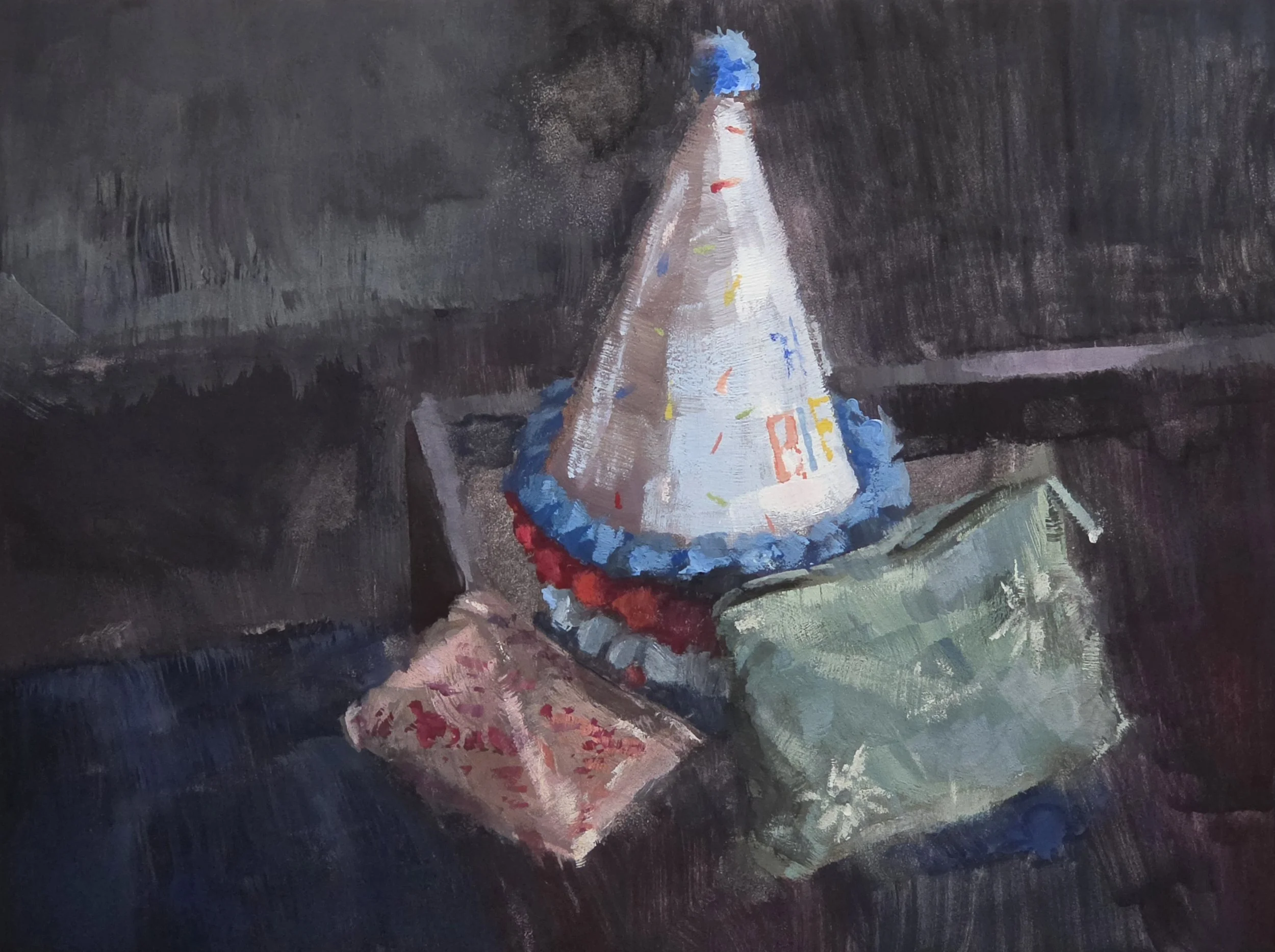 Party Hats and Pouches. 6" X 8"