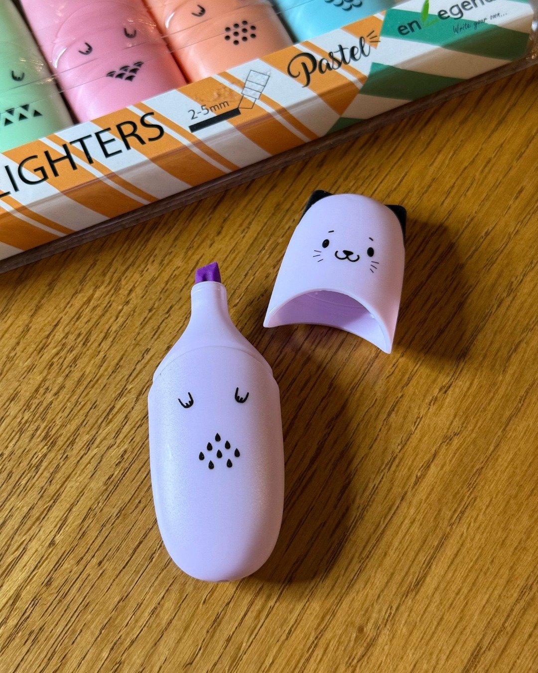 Meet your new favorite study buddy

Our Kitten Face Pastel Mini Highlighters make homework + journaling WAY more fun!
Perfect for tweens who love pastel colors, cute stationery, and all things adorable. 

Order at Onegirlinspired.com. 

https://www.o