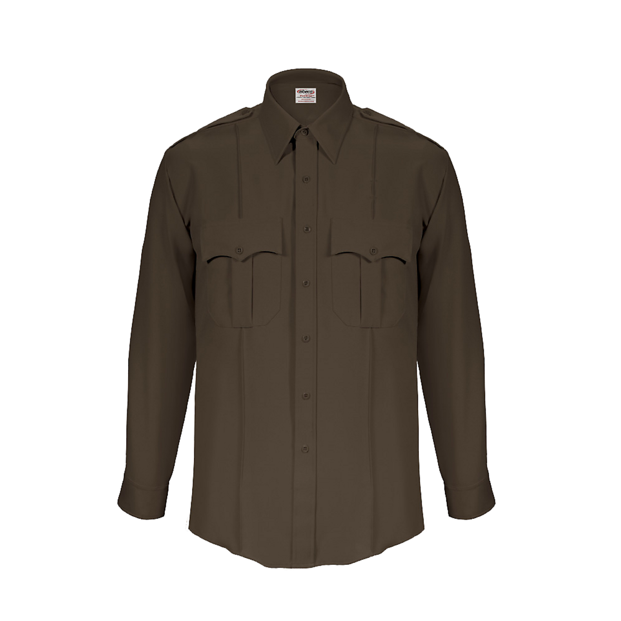 Elbeco Men TexTrop2 Long Sleeve Shirt with Zipper Front