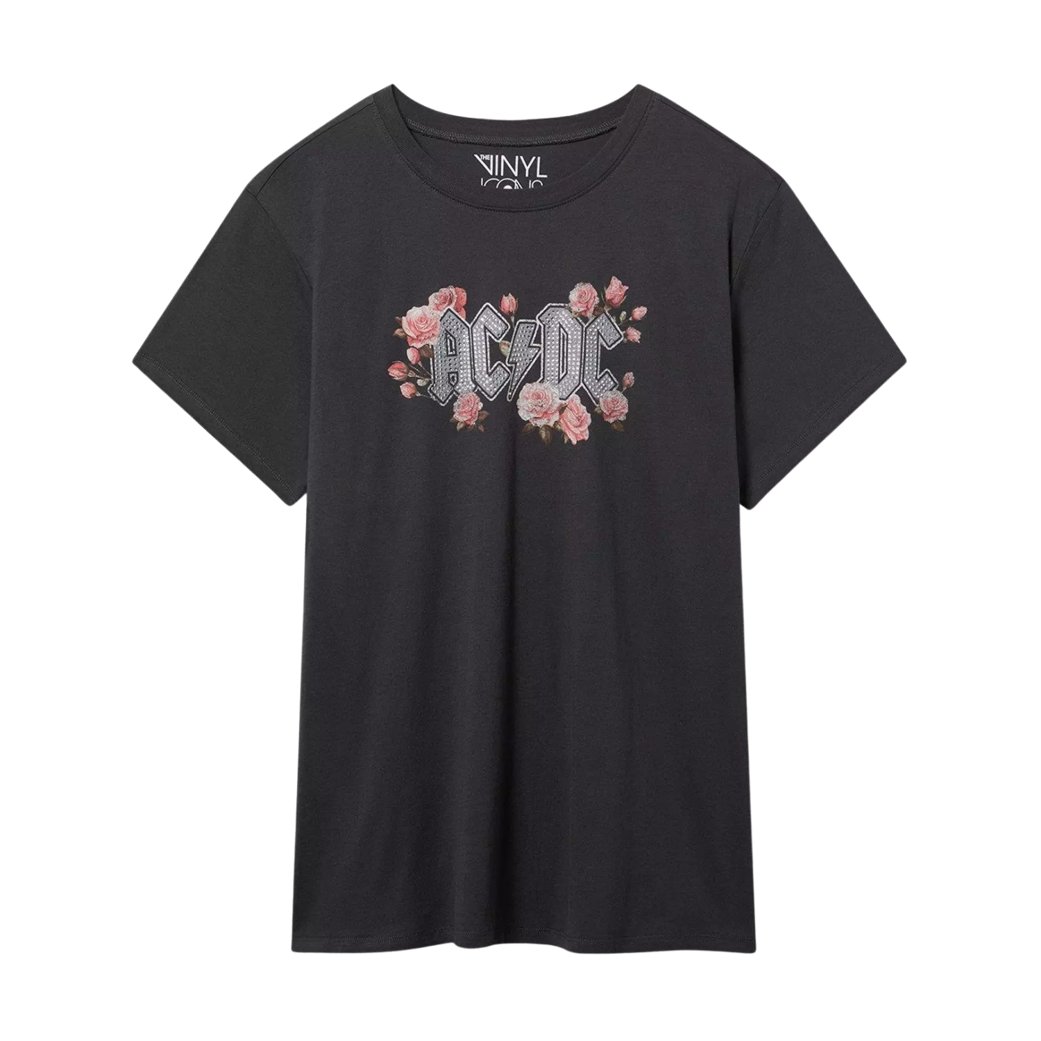 Torrid ACDC Relaxed Fit Crew Cotton Tee