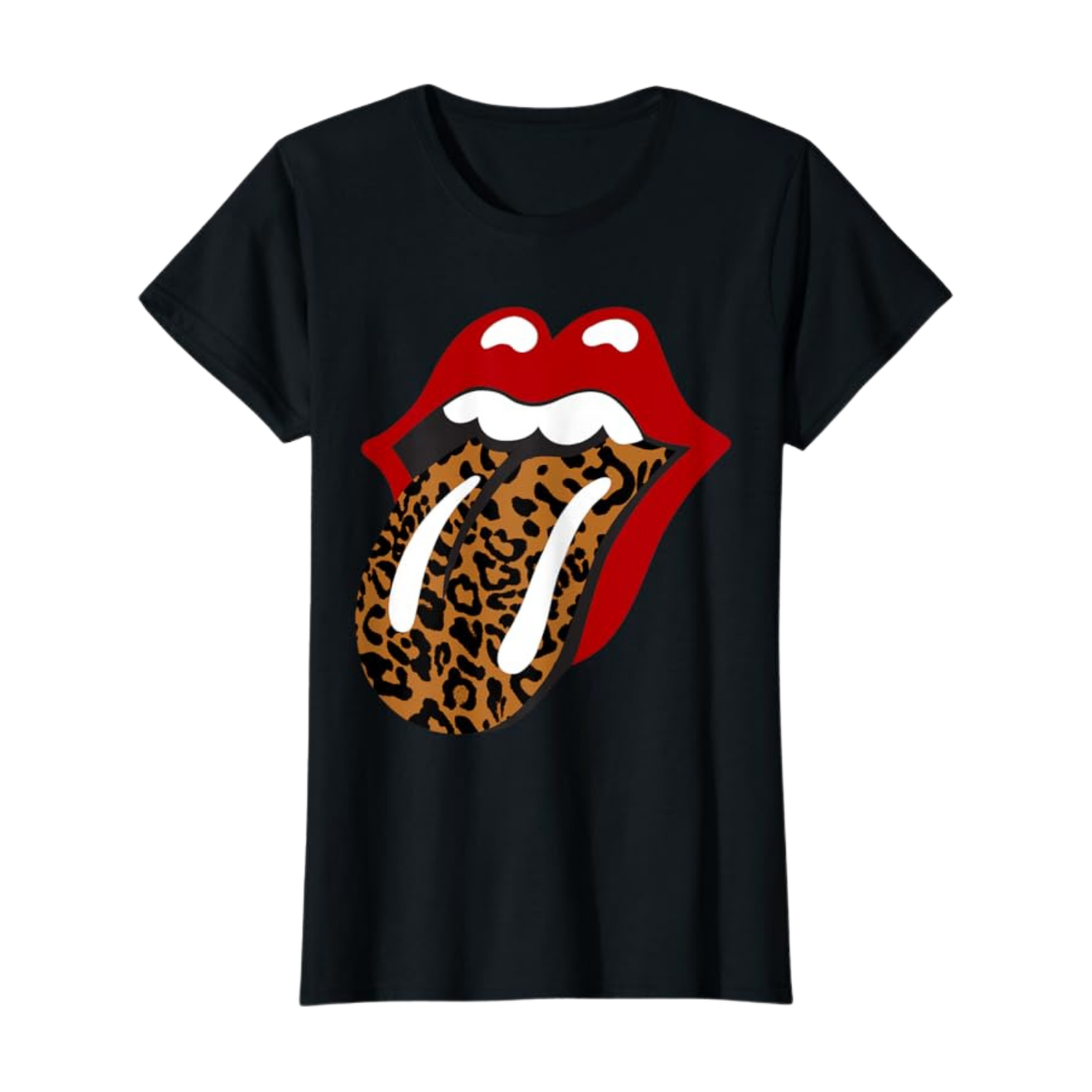 Amazon Rolling Stones Classic Leopard Tongue T-Shirt 