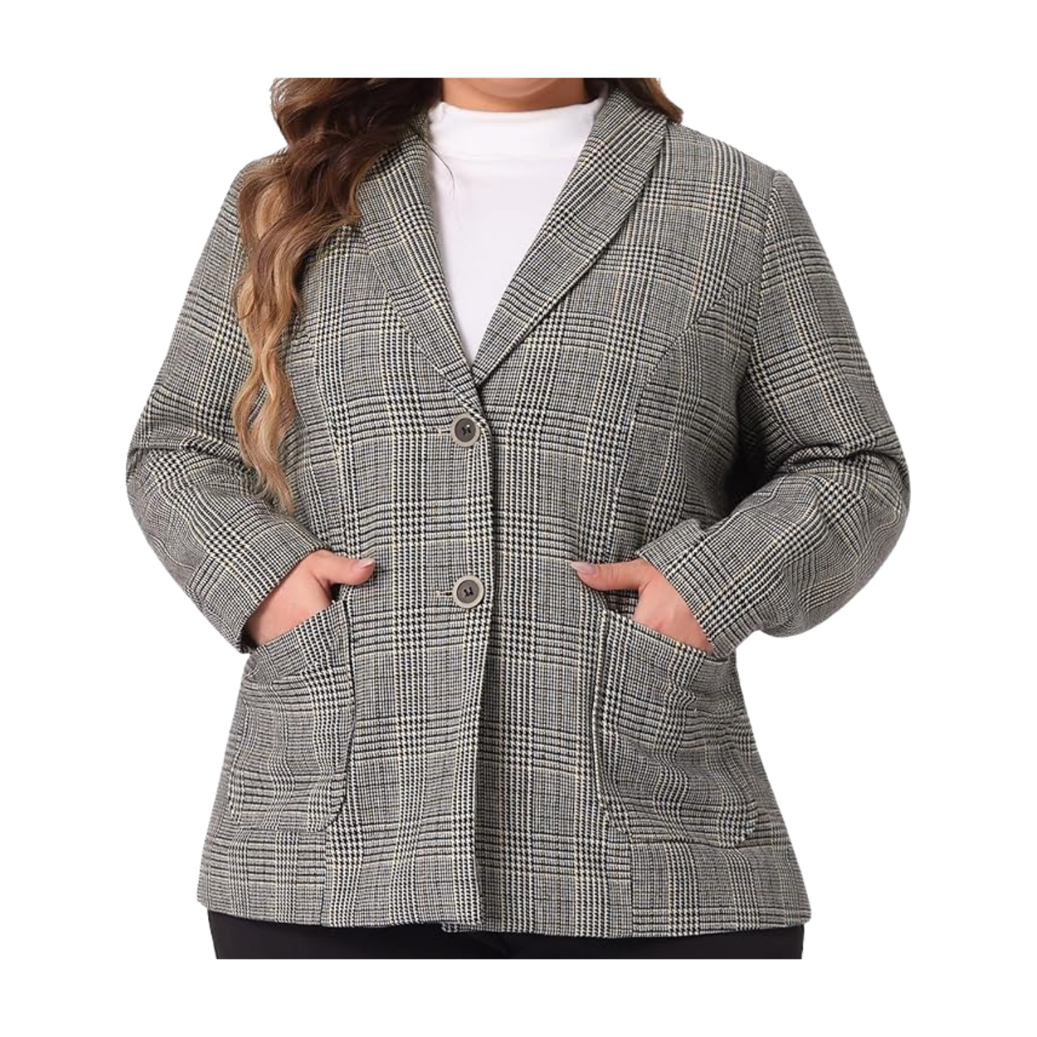 Amazon Plaid Blazer