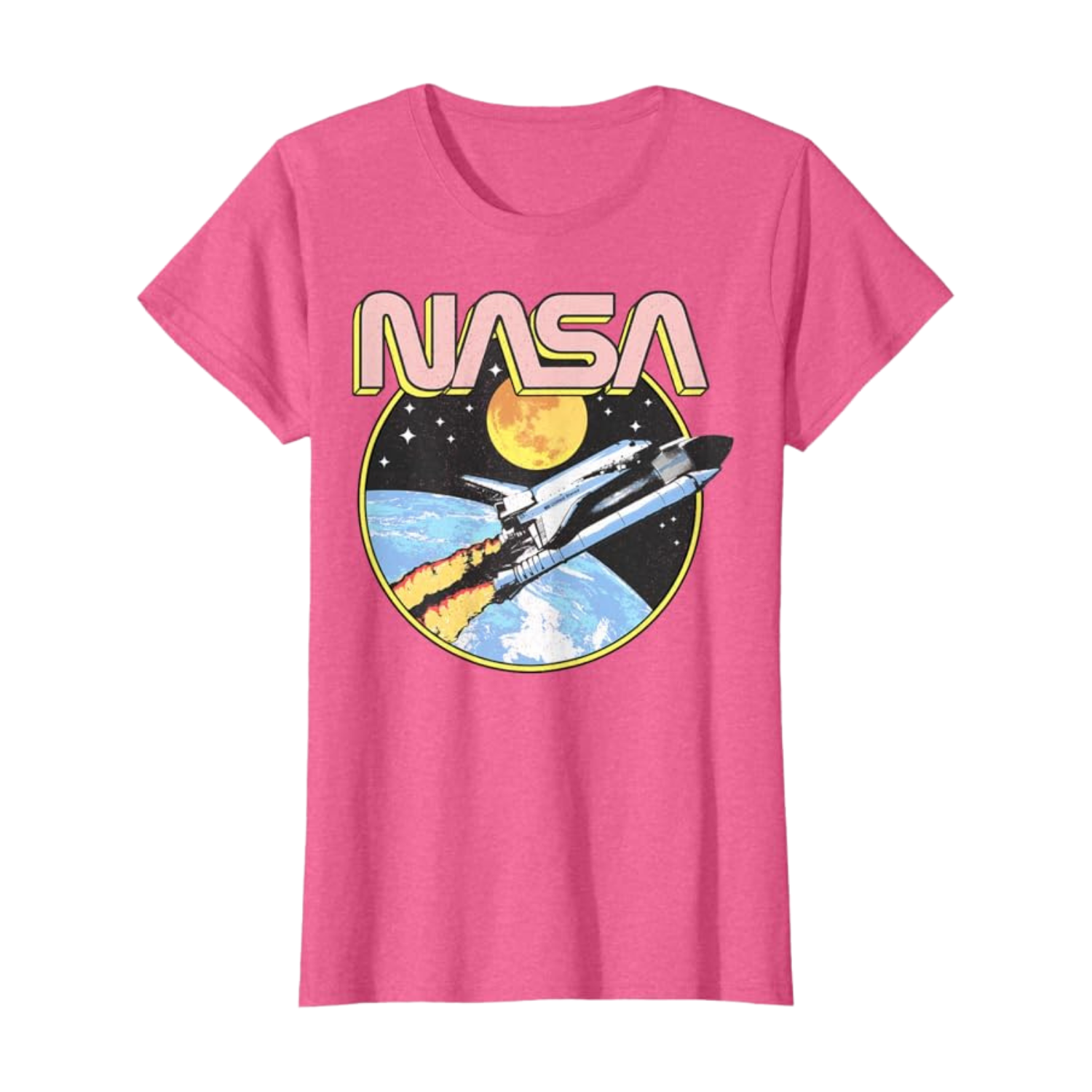Amazon Retro Shuttle Over the Earth T-Shirt