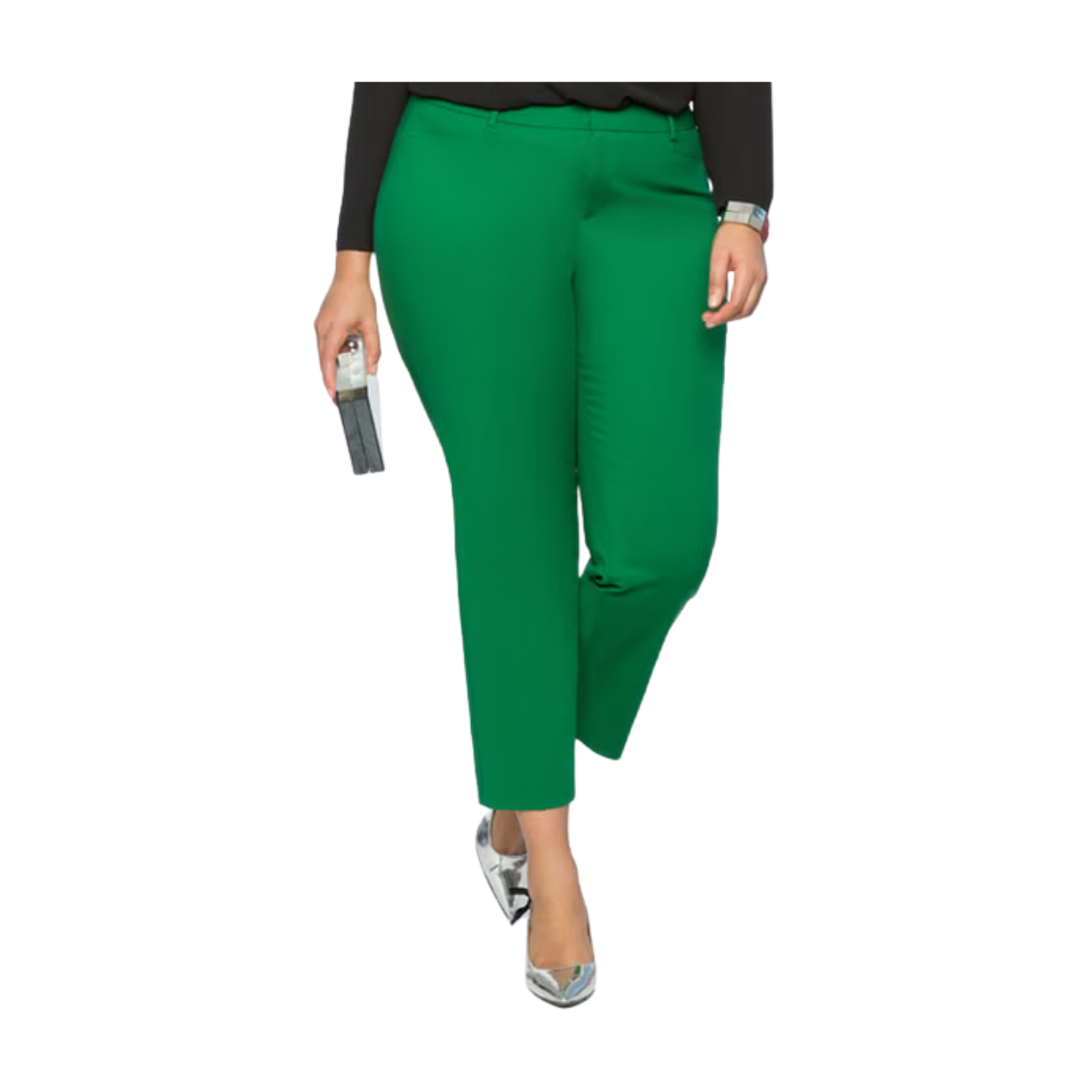 Eloquii Kady Fit Double-Weave Pant