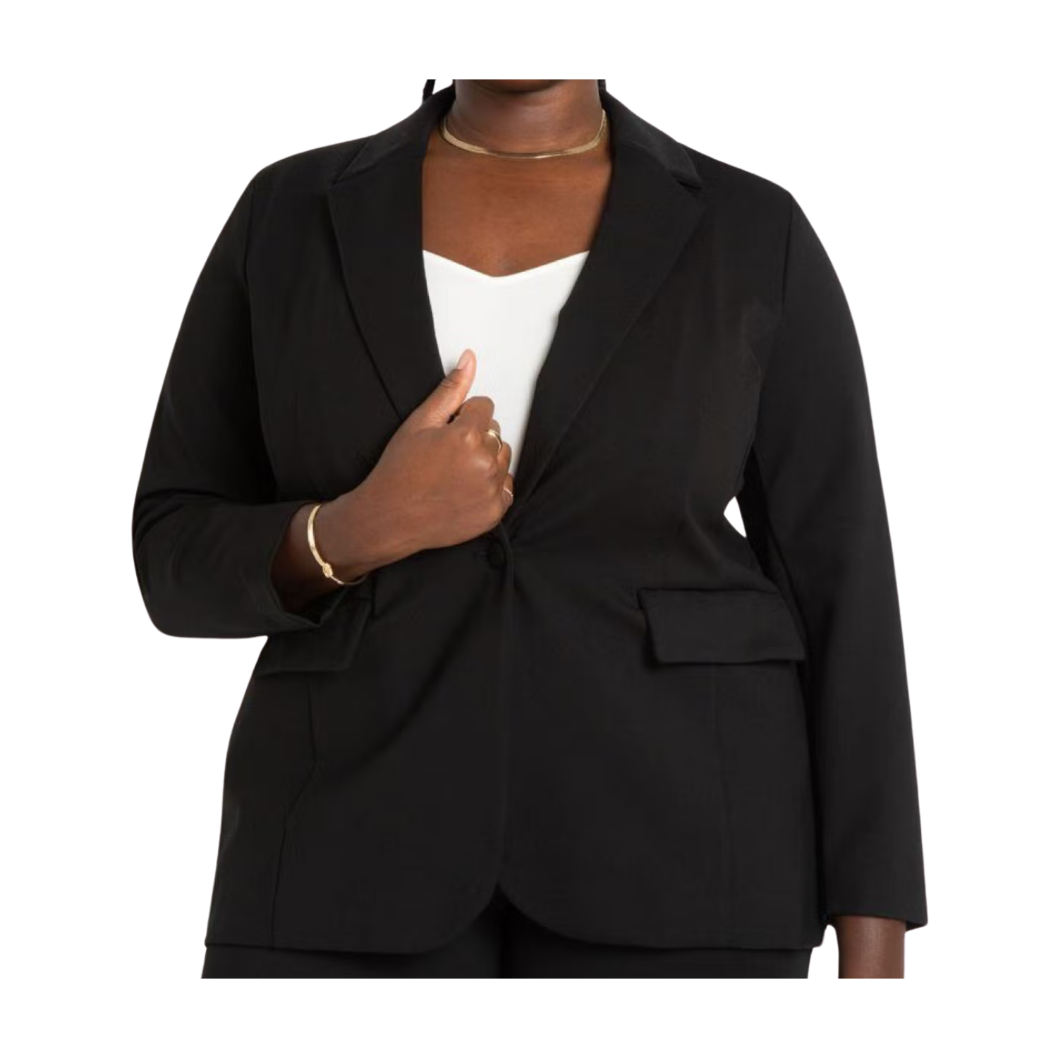 Eloquii The Ultimate Stretch Long One Button Blazer