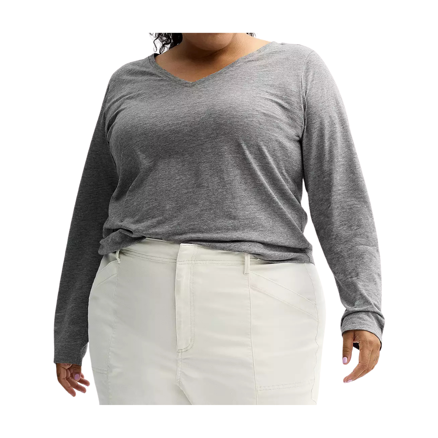 Kohl’s Everyday Long Sleeve V-Neck Tee