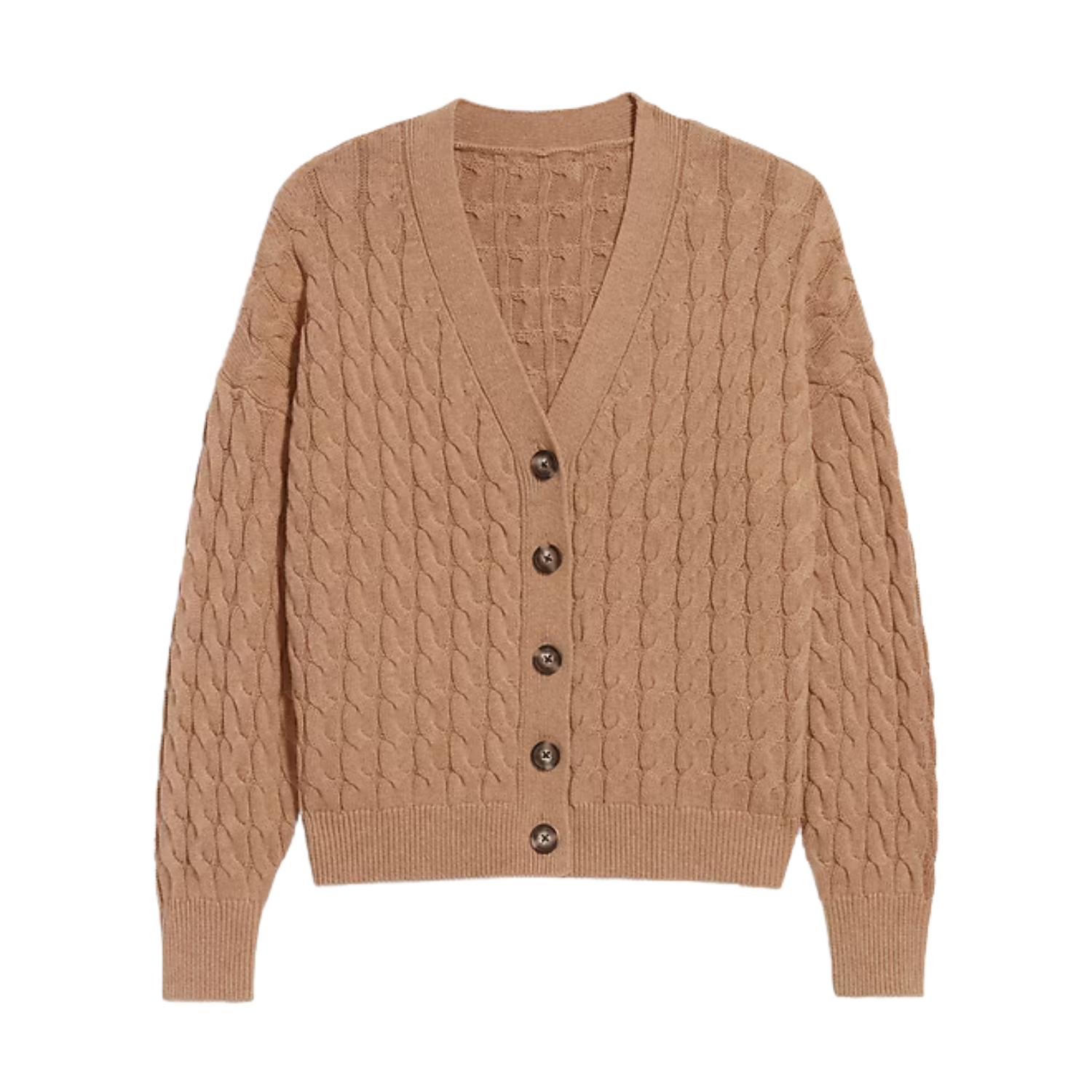 Old Navy Oversized Slouchy Cable-Knit Cardigan Sweater