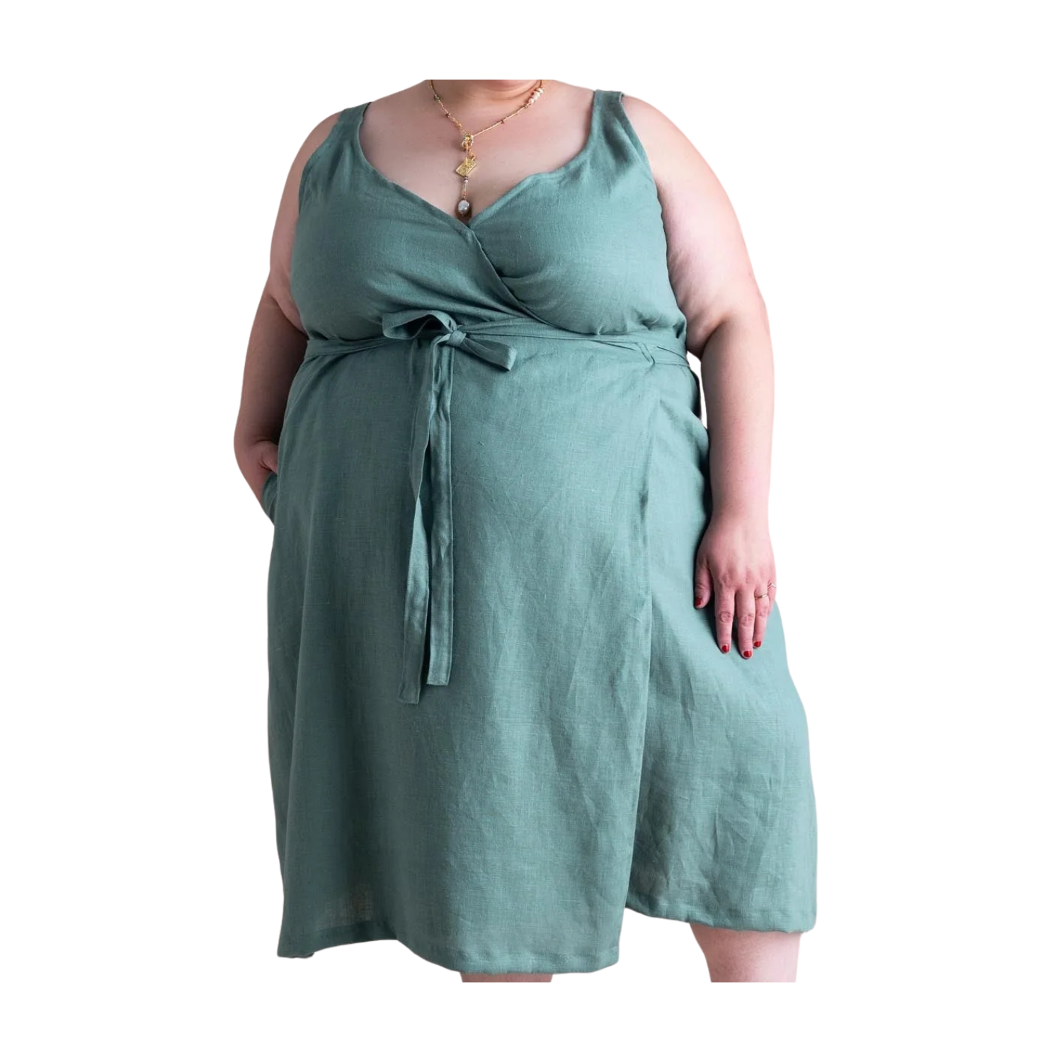 Altar PDX Rove Dress in Agave