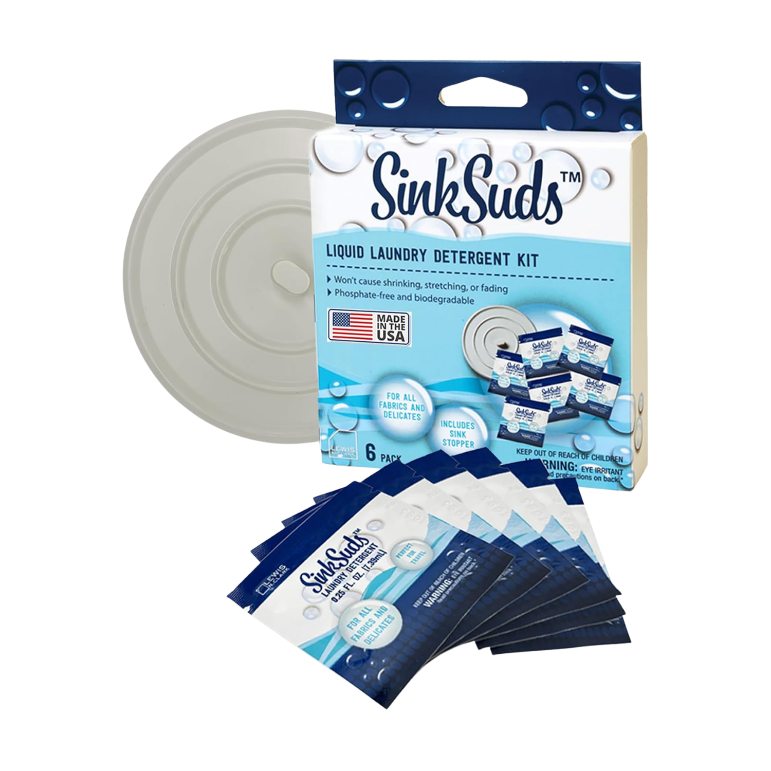 SinkSuds Travel Size Laundry Detergent