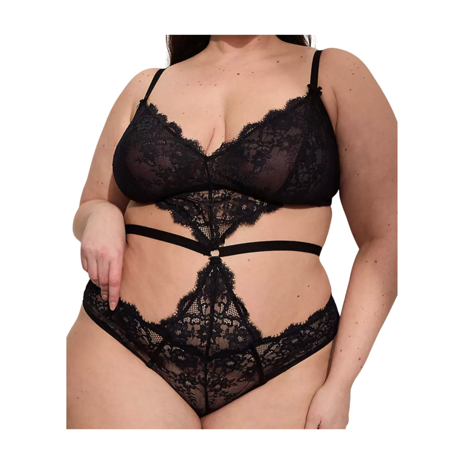 Cacique No-Wire Open-Back Playsuit