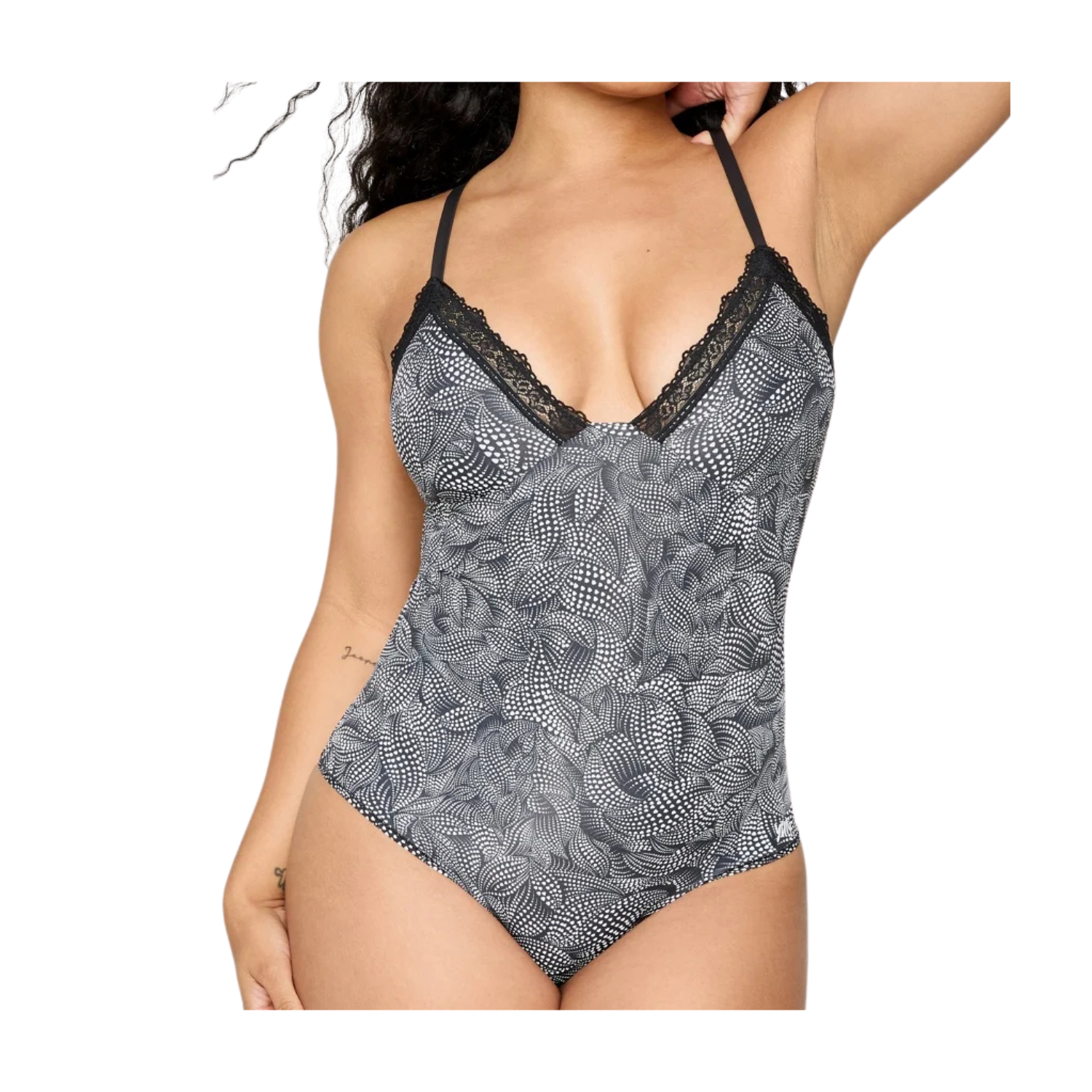 Yitty Smoothed Reality Lace Brief Bodysuit