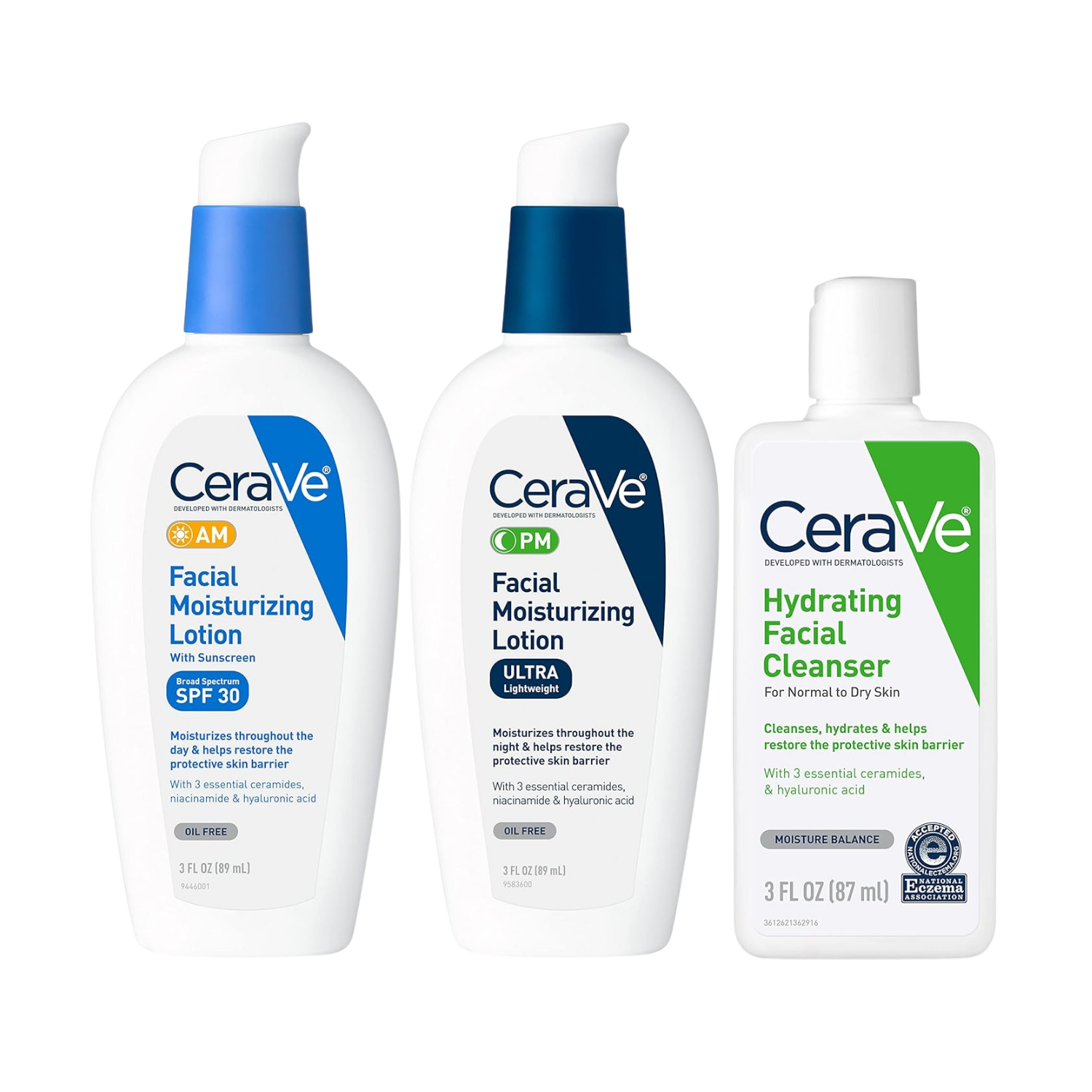 CeraVe Morning &amp; Night Skincare Routine