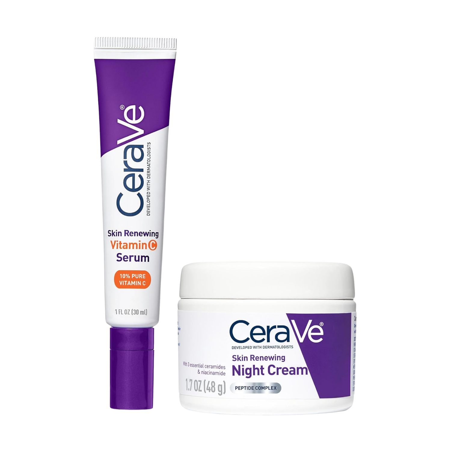 CeraVe Vitamin C Serum &amp; Night Cream Set