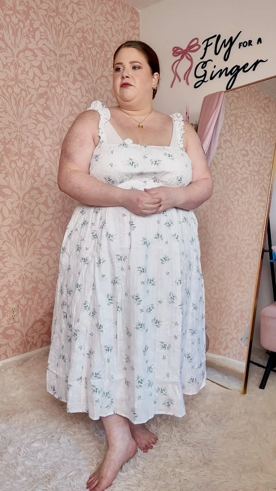 Plus Size Milkmaid dress
