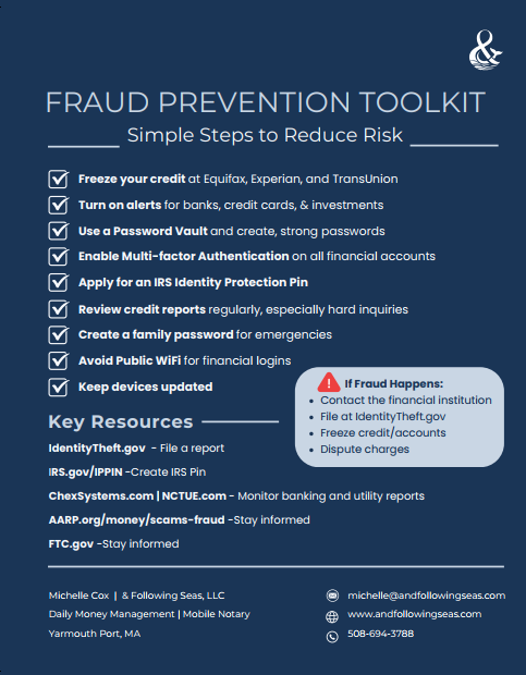 If Fraud Occurs & Steps for Prevention